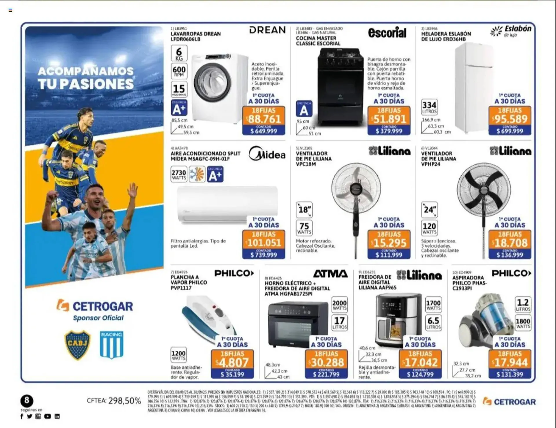 Ofertas de Catálogo Cetrogar 22 de septiembre al 1 de octubre 2025 - Página 8 del catálogo