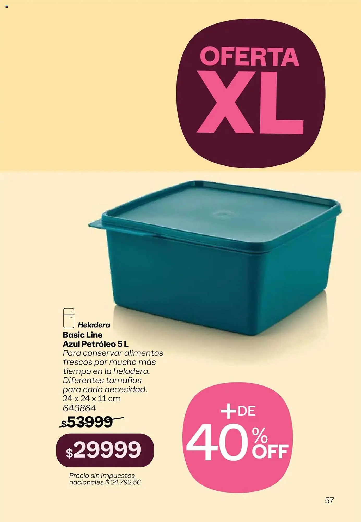 Ofertas de Catálogo Tupperware 11 de agosto al 25 de agosto 2025 - Página 58 del catálogo