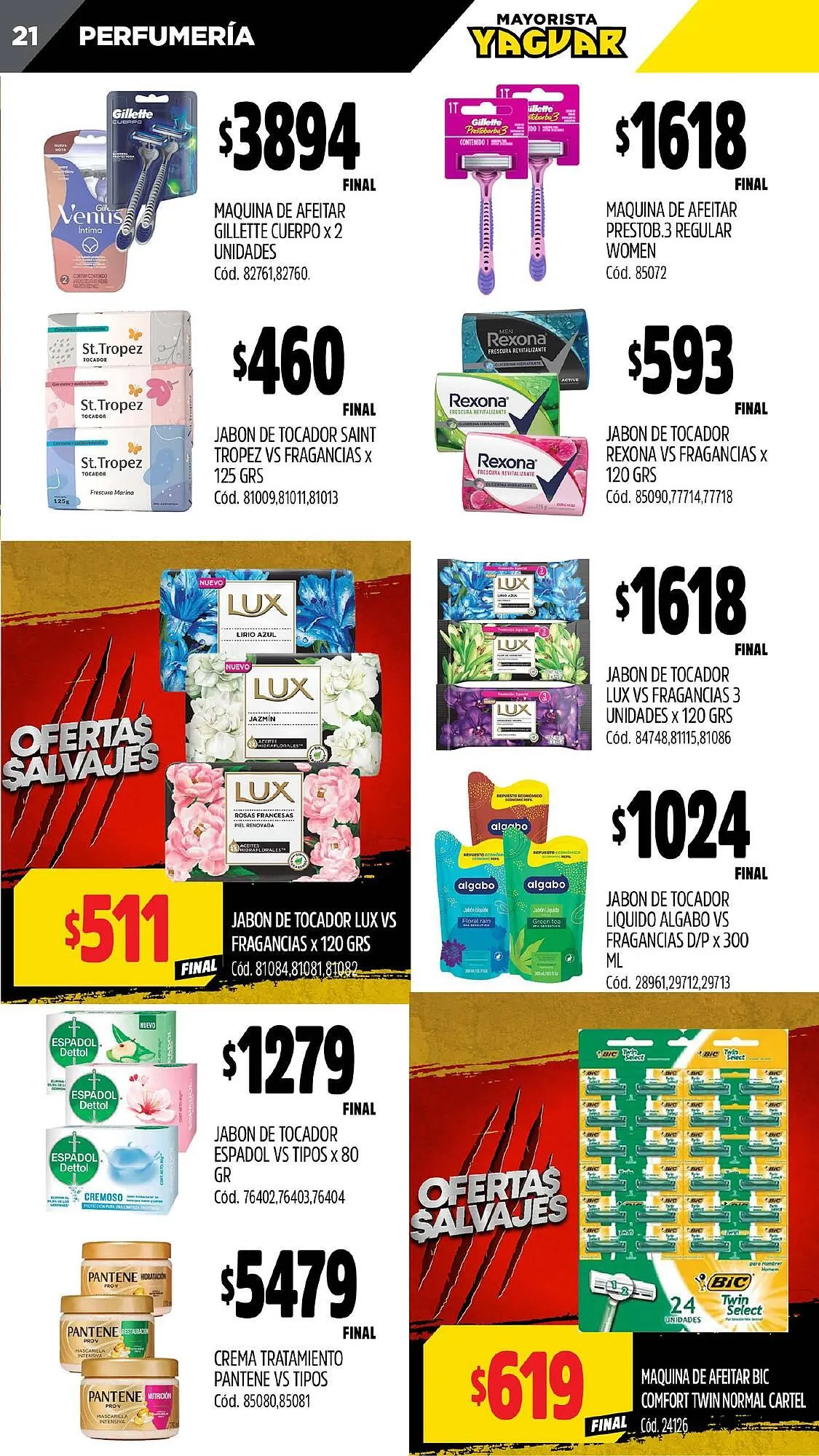 Ofertas de Catálogo Supermercados Yaguar 6 de enero al 12 de enero 2025 - Página 23 del catálogo