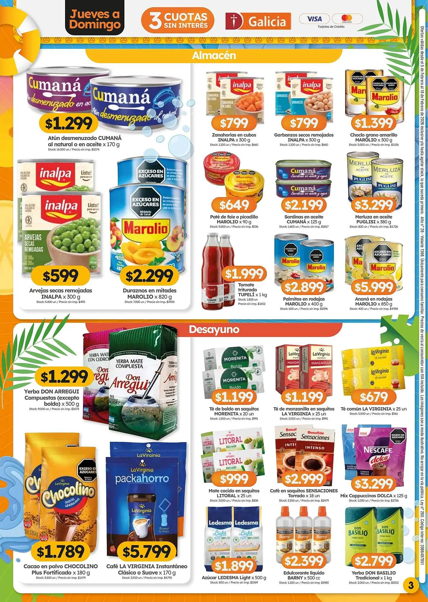 Ofertas de Folleto Cordiez 5 de febrero al 18 de febrero 2026 - Página 3 del catálogo