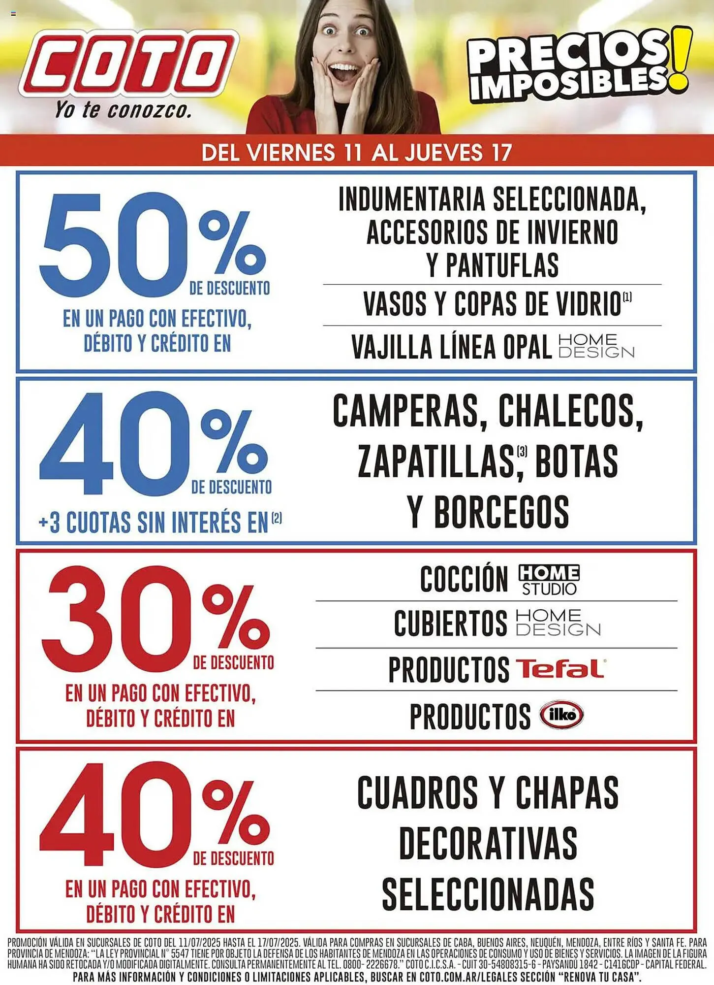 Ofertas de Catálogo Coto 11 de julio al 17 de julio 2025 - Página 1 del catálogo
