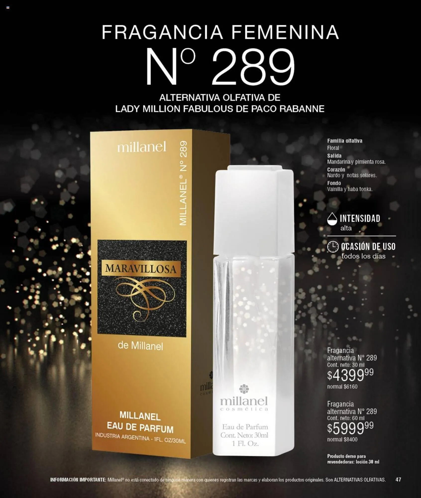 Ofertas de Catálogo Millanel Cosmética 13 de noviembre al 10 de diciembre 2023 - Página 47 del catálogo