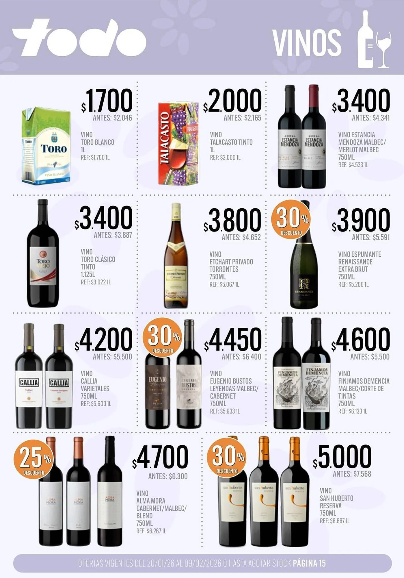 Ofertas de Catálogo Supermercados Todo 20 de enero al 9 de febrero 2026 - Página 15 del catálogo
