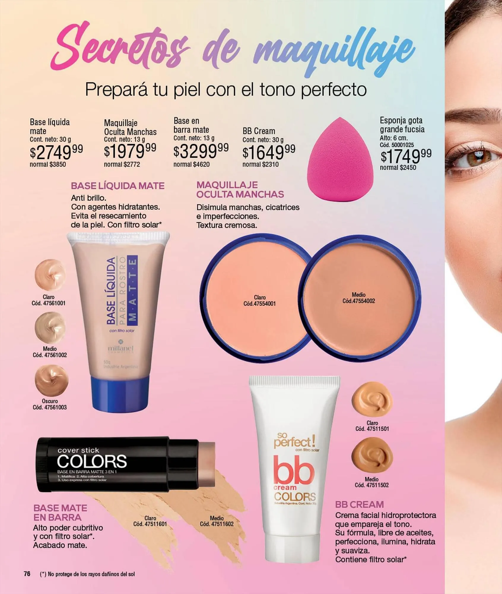 Ofertas de Catálogo Millanel Cosmética 18 de septiembre al 15 de octubre 2023 - Página 76 del catálogo
