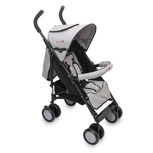 Cochecito Paraguitas Love 1257 Gris Linen 01