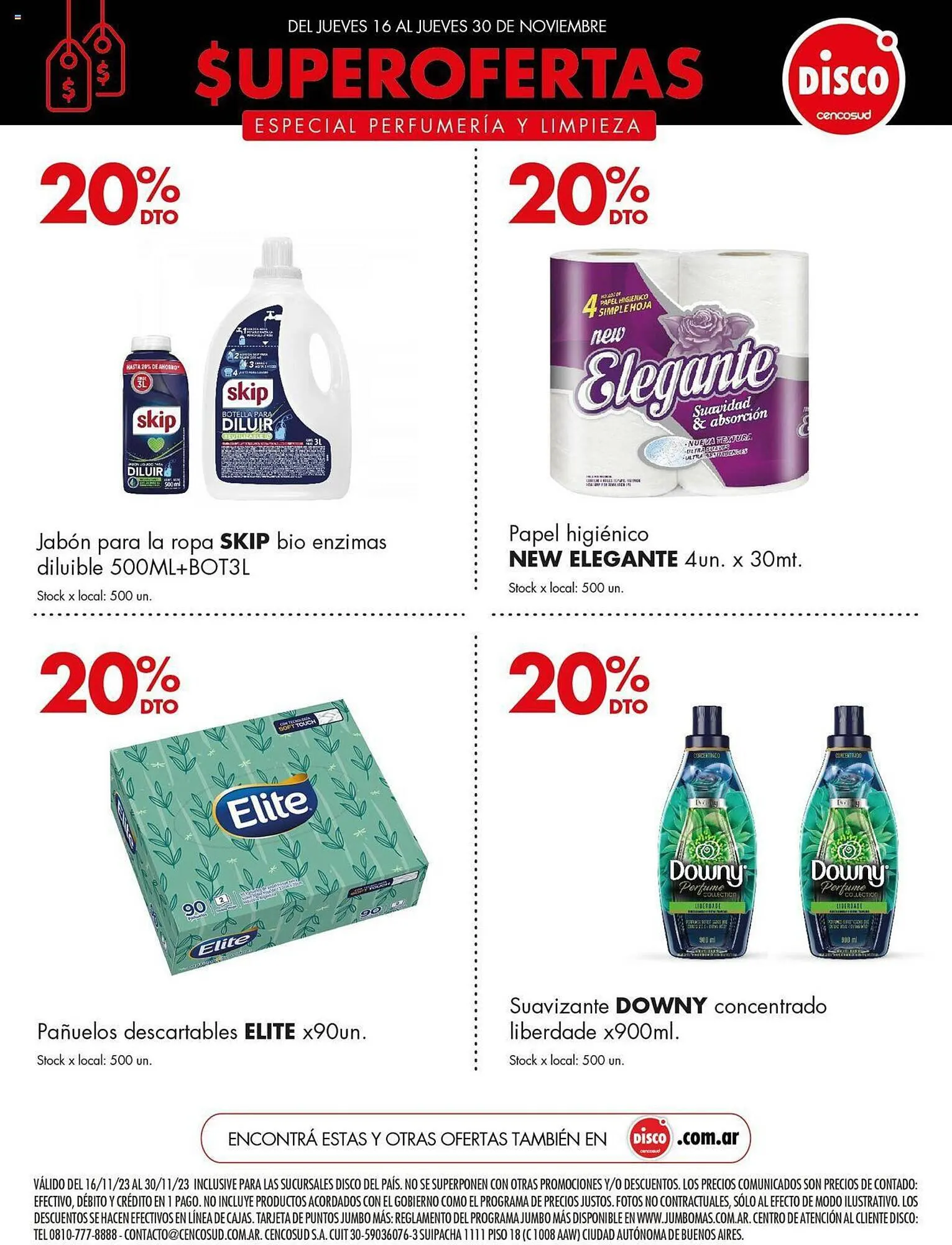 Ofertas de Catálogo Disco 16 de noviembre al 30 de noviembre 2023 - Página 1 del catálogo