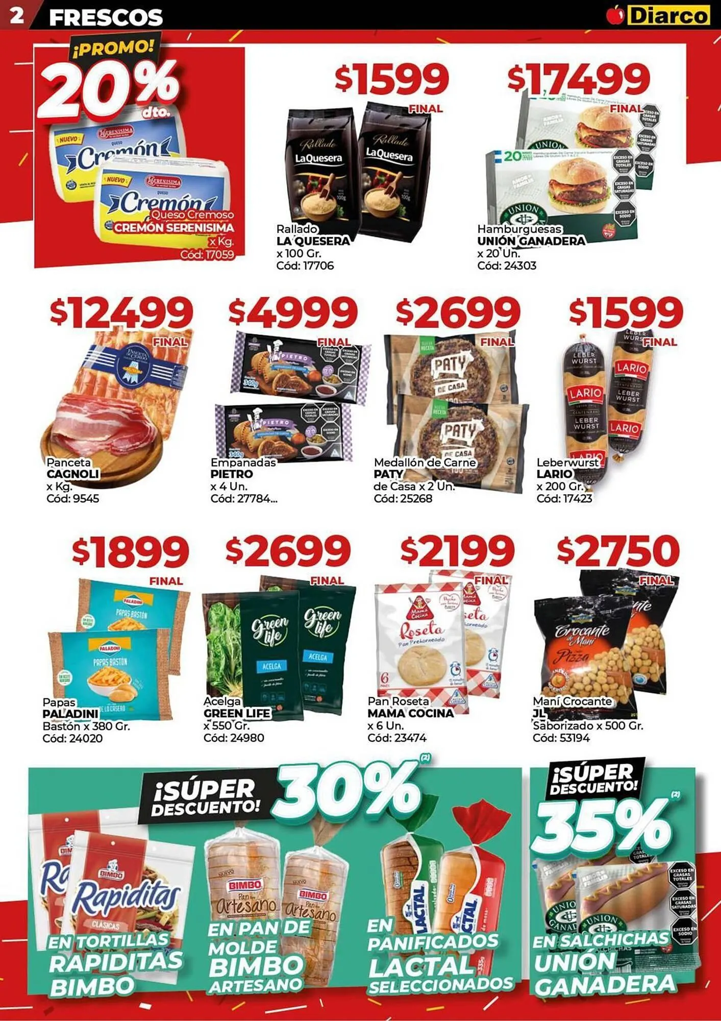 Ofertas de Catálogo Diarco 31 de marzo al 4 de abril 2025 - Página 2 del catálogo