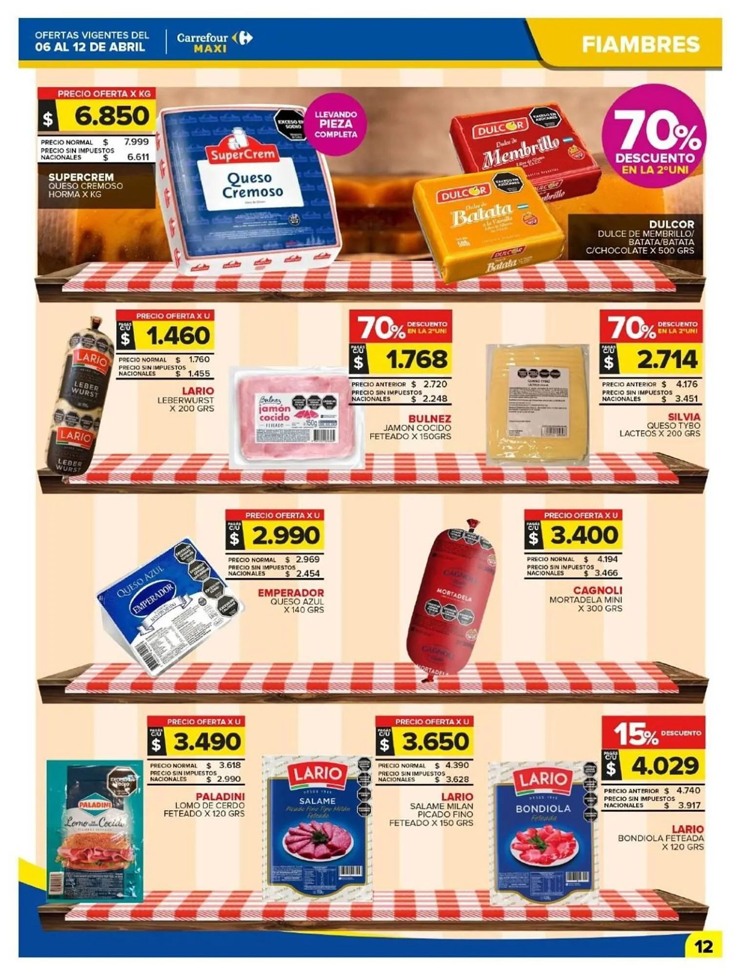 Ofertas de Folleto Carrefour Maxi 6 de abril al 12 de abril 2026 - Página 12 del catálogo