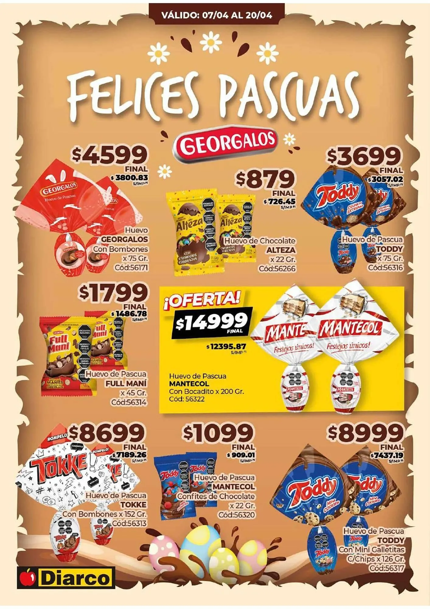 Ofertas de Catálogo Diarco 9 de abril al 20 de abril 2025 - Página 1 del catálogo