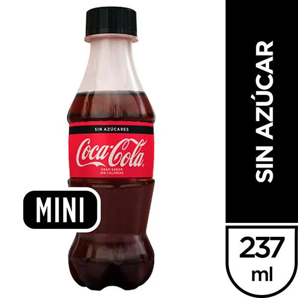 COCA ZERO GAS.BOT. X237CC