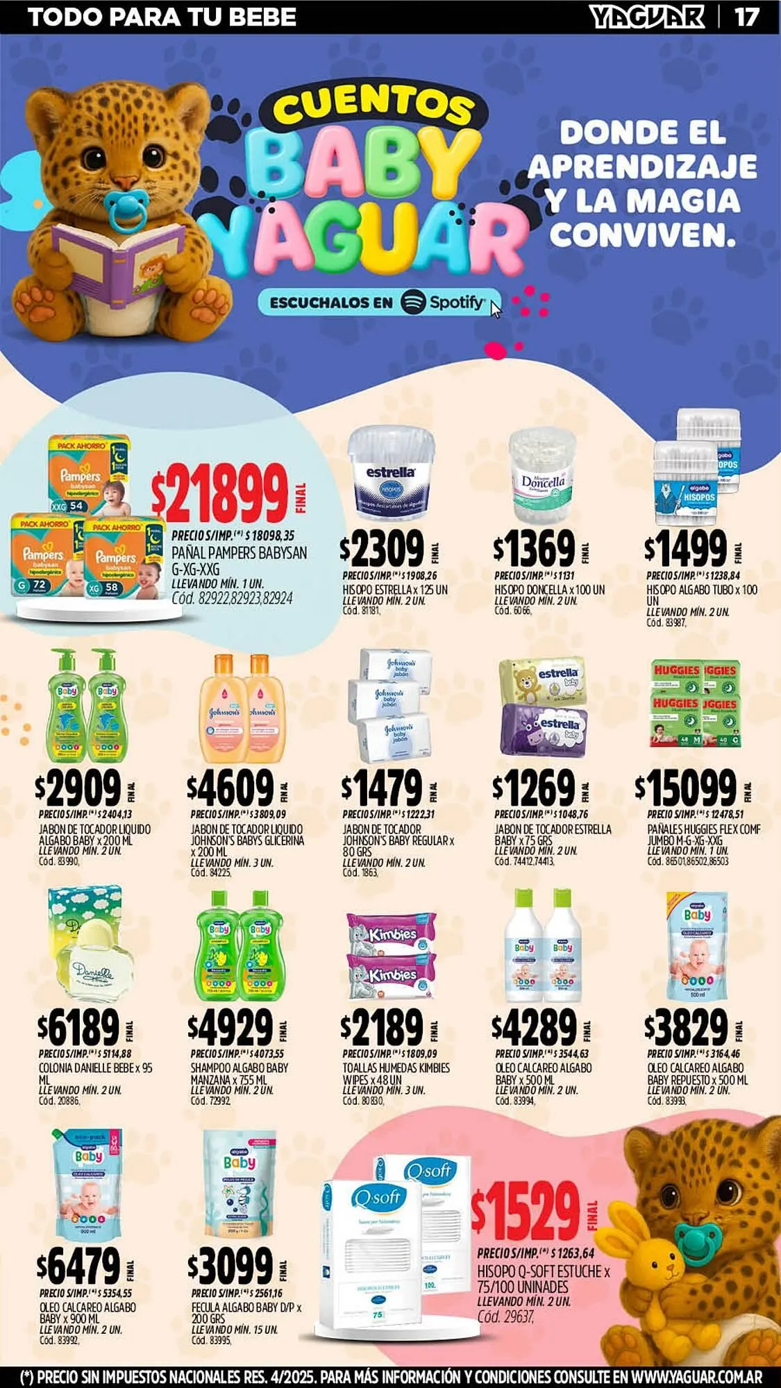 Ofertas de Catálogo Supermercados Yaguar 4 de mayo al 10 de mayo 2026 - Página 17 del catálogo
