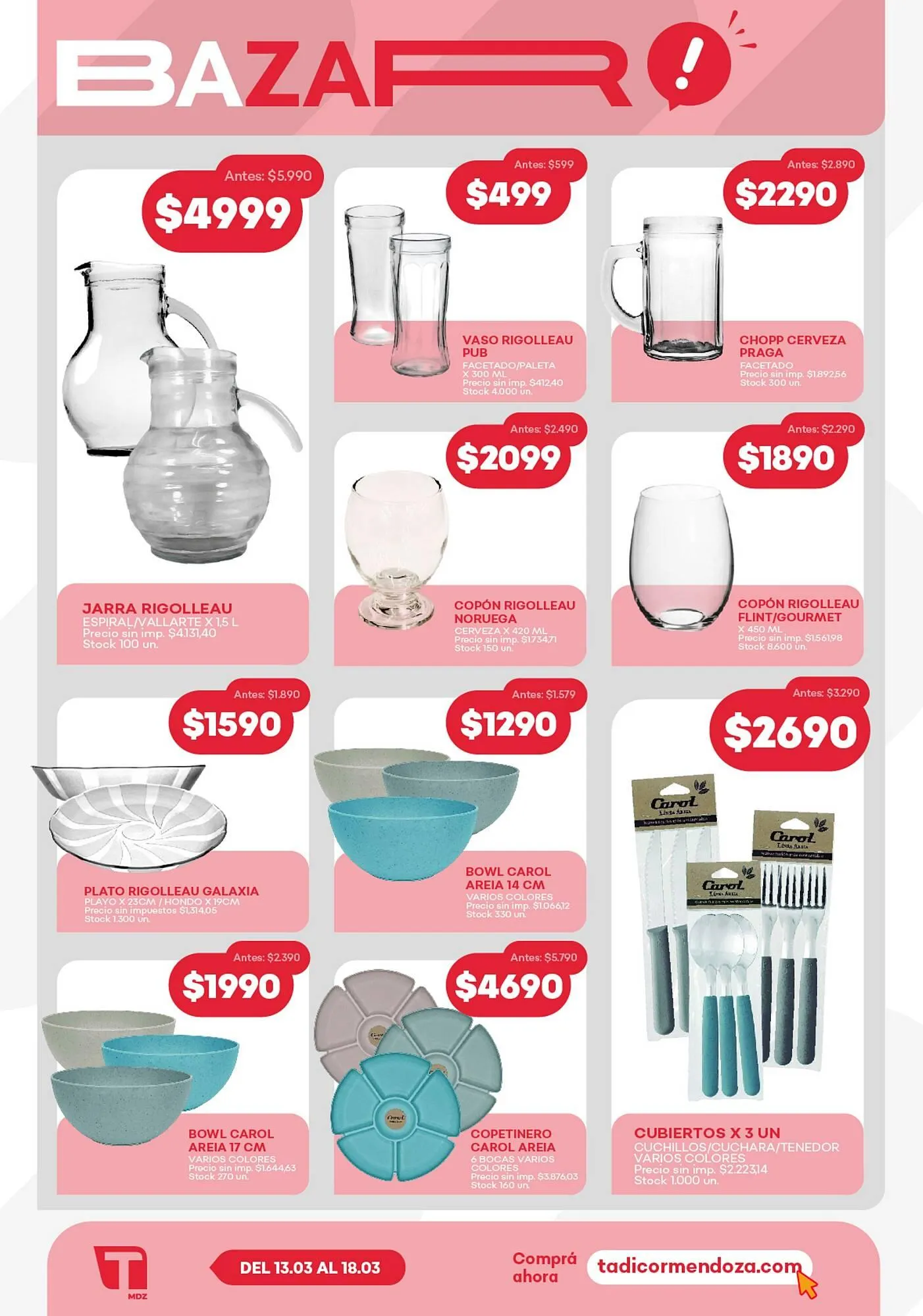 Ofertas de Catálogo Supermercados Tadicor 13 de marzo al 18 de marzo 2025 - Página 9 del catálogo