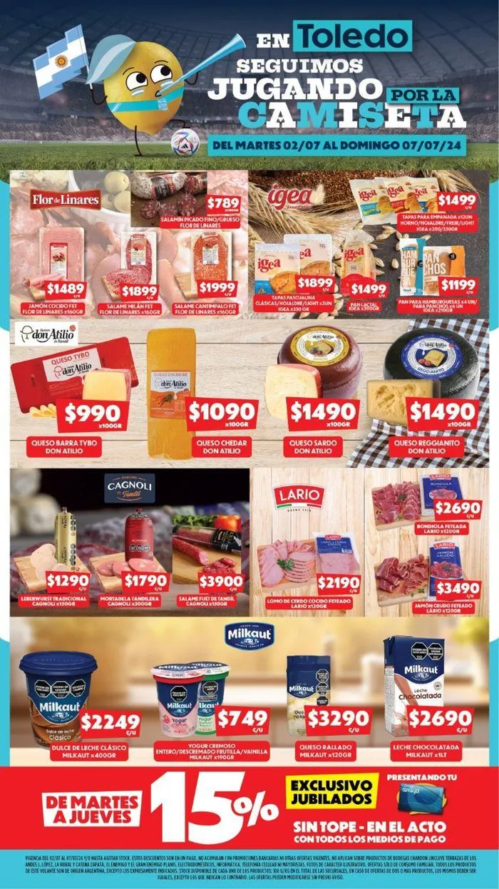 Ofertas de Catálogo Supermercados Toledo 2 de julio al 7 de julio 2024 - Página 2 del catálogo