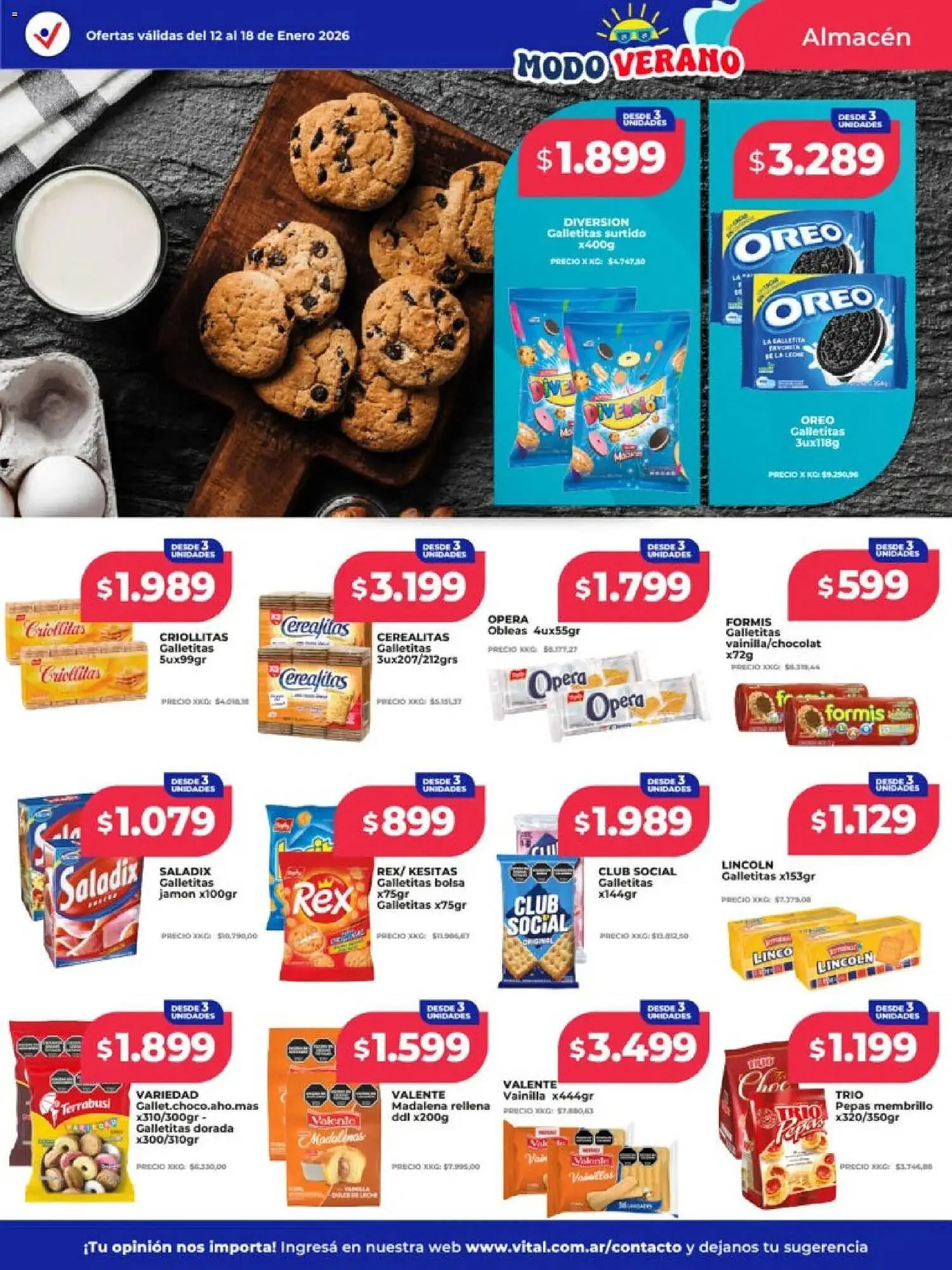 Ofertas de Catálogo Supermayorista Vital 12 de enero al 18 de enero 2026 - Página 19 del catálogo