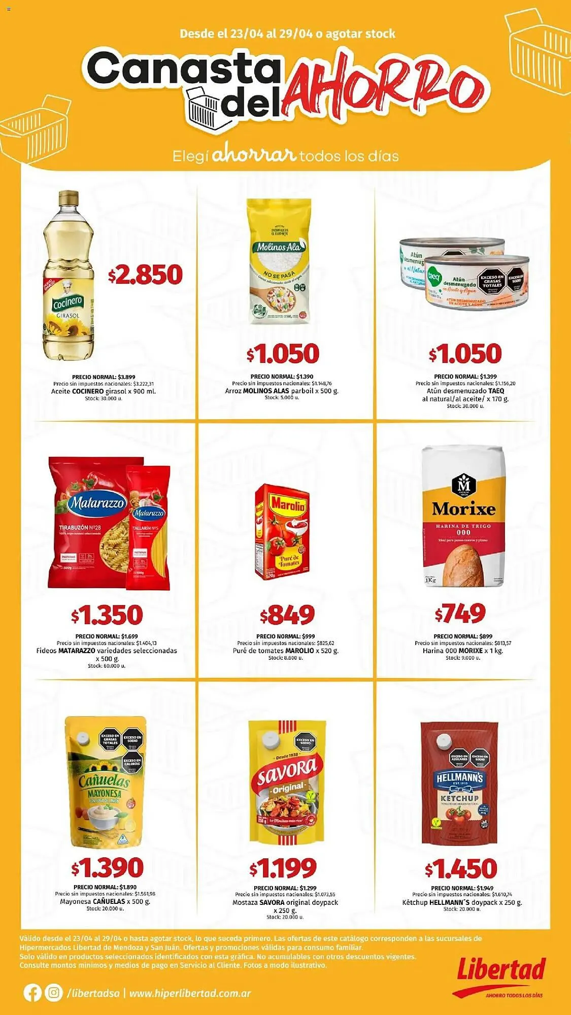 Ofertas de Catálogo Hipermercado Libertad 23 de abril al 30 de abril 2026 - Página 1 del catálogo