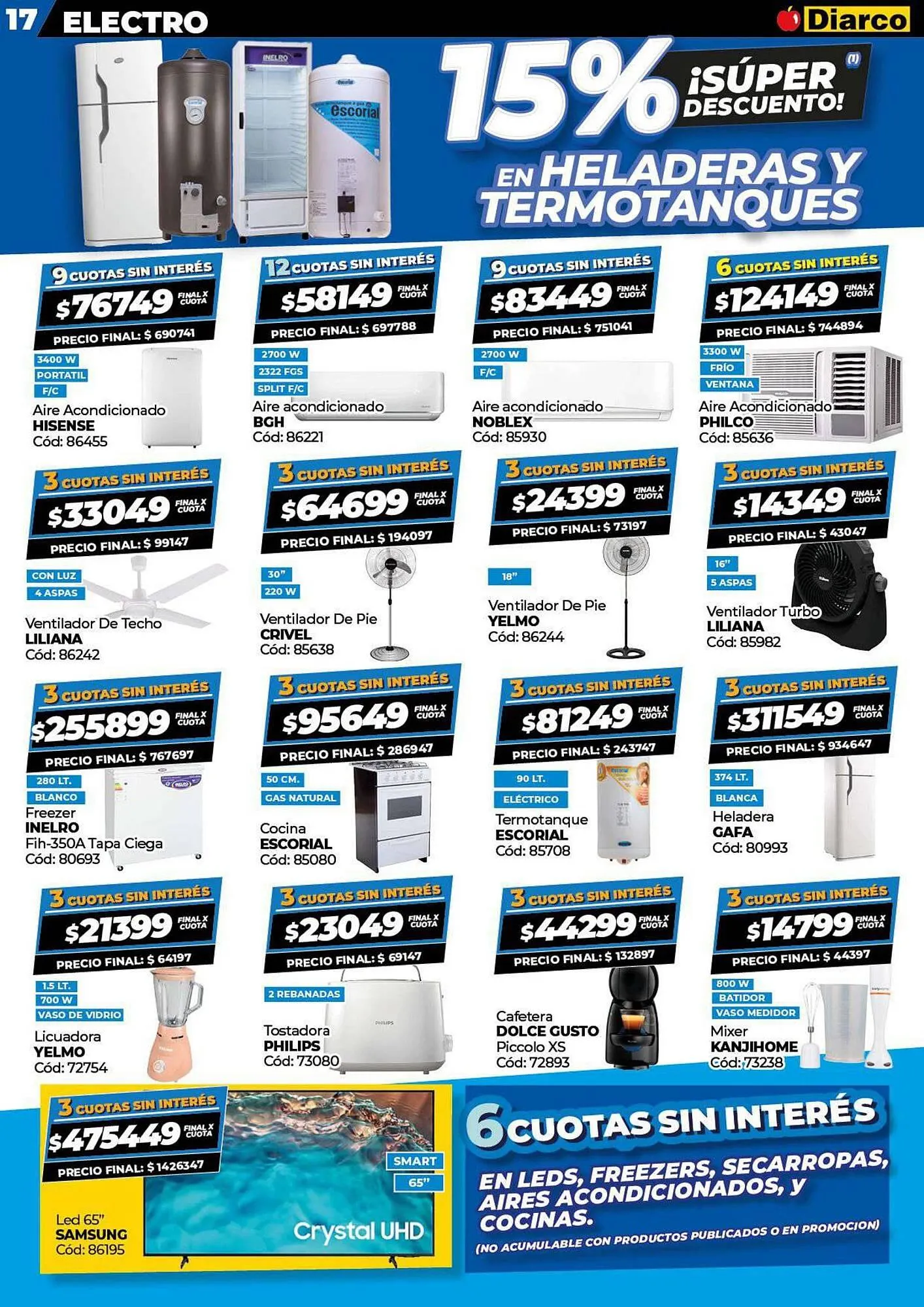 Ofertas de Catálogo Diarco 28 de octubre al 1 de noviembre 2024 - Página 18 del catálogo