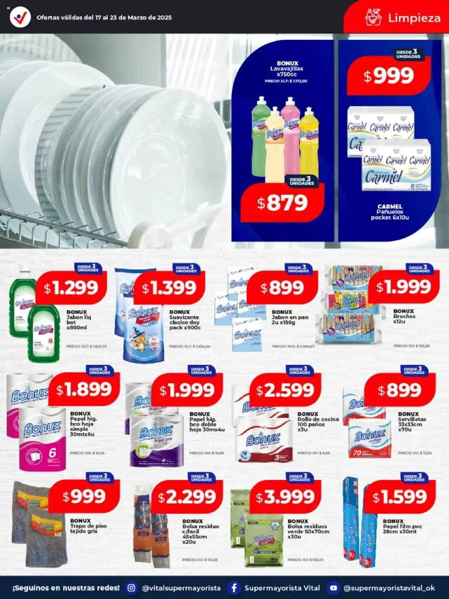 Ofertas de Catálogo Supermayorista Vital 17 de marzo al 23 de marzo 2025 - Página 10 del catálogo