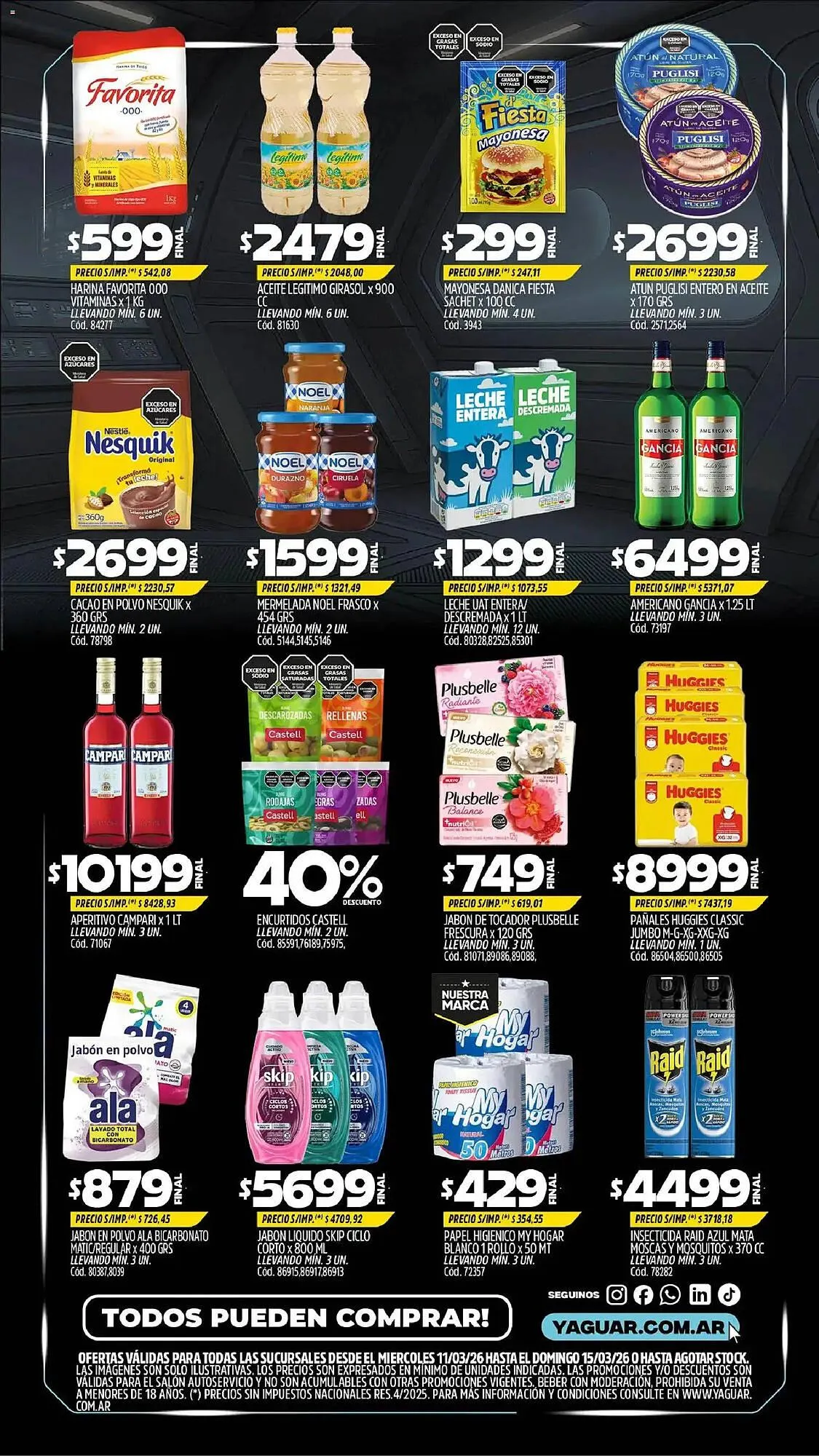 Catálogo Supermercados Yaguar - 1