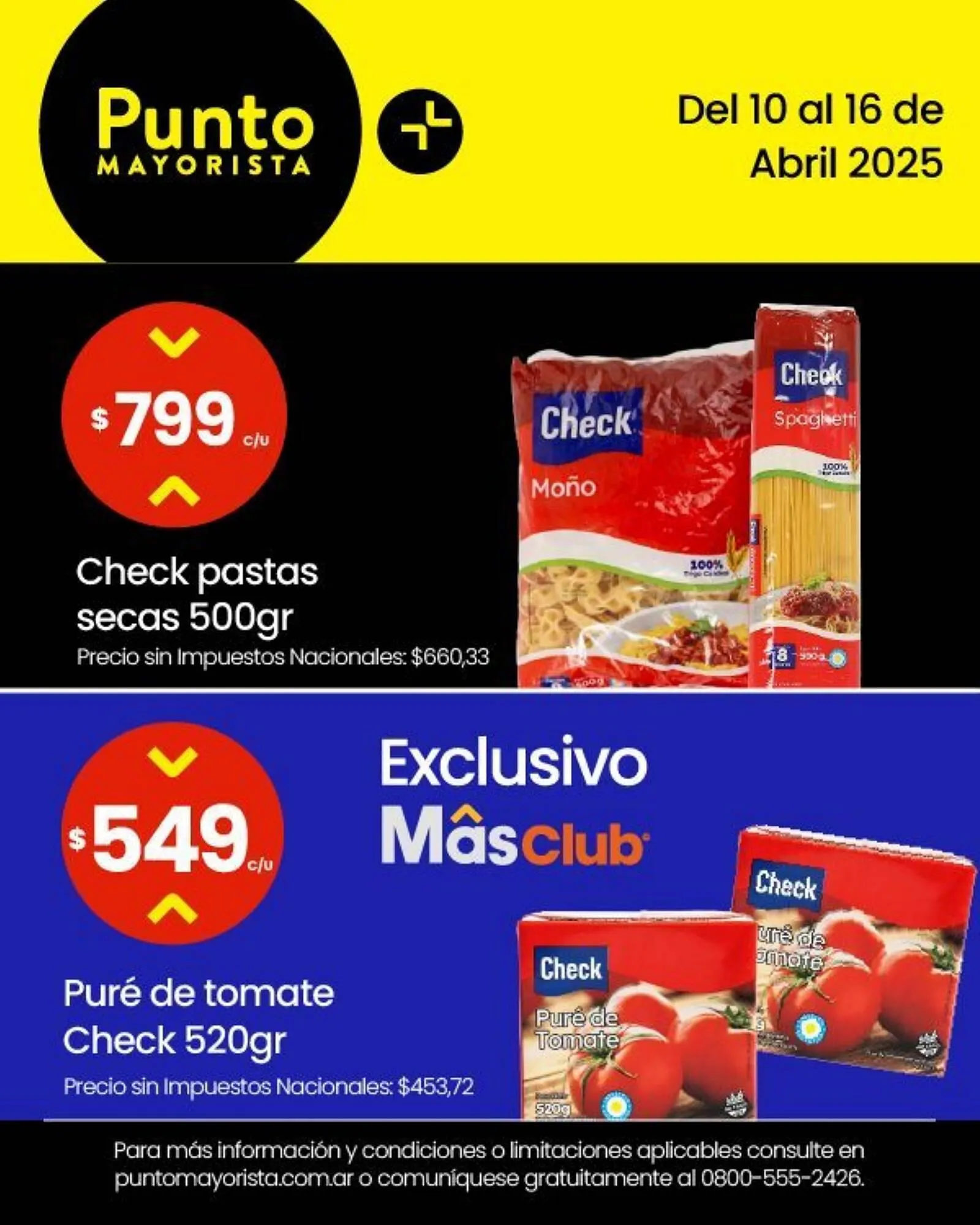Ofertas de Catálogo Punto Mayorista 10 de abril al 16 de abril 2025 - Página 1 del catálogo