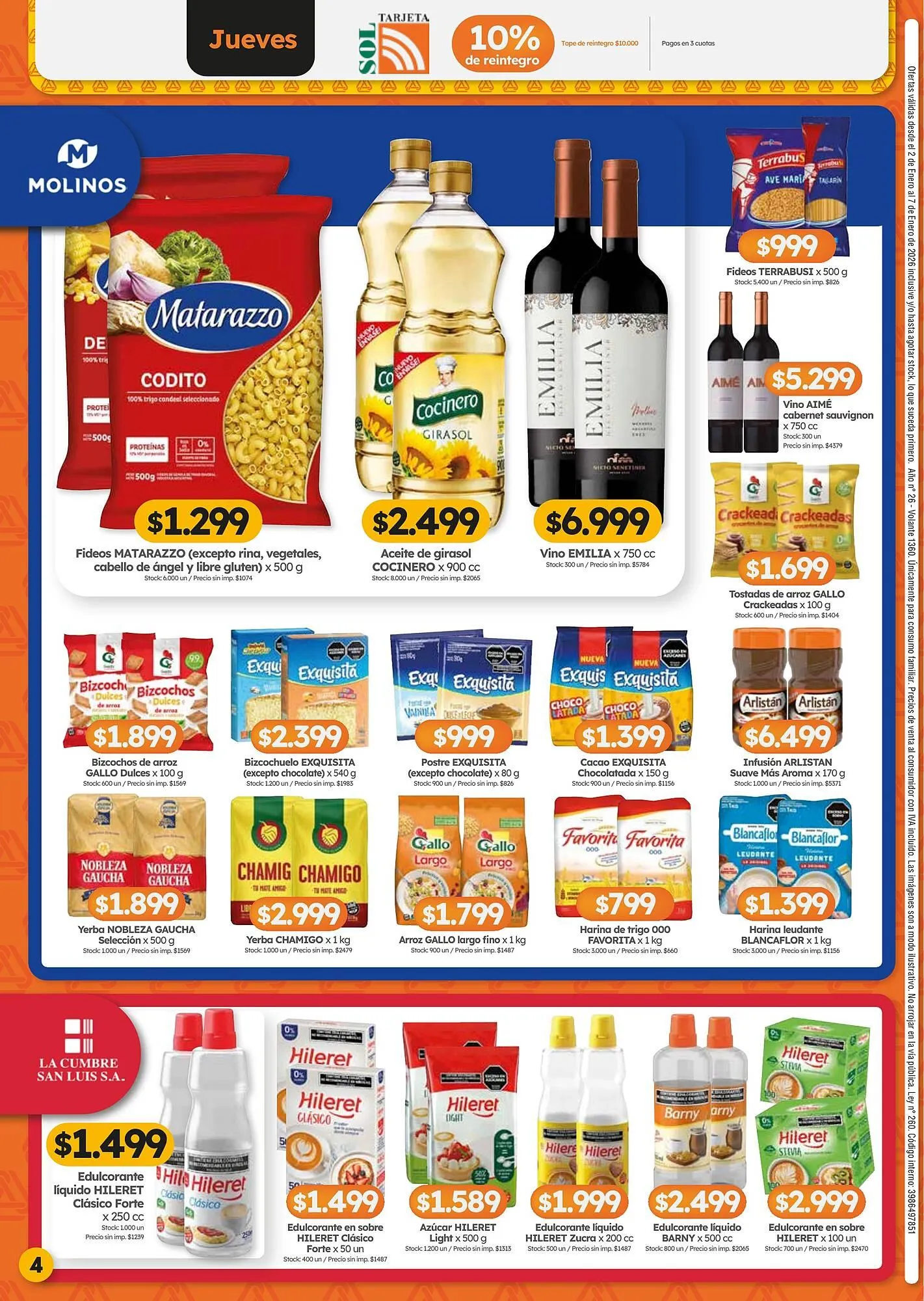 Ofertas de Folleto Cordiez 2 de enero al 7 de enero 2026 - Página 4 del catálogo