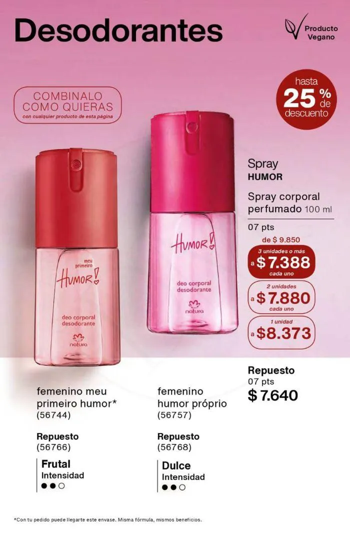 Ofertas de Catálogo Natura  3 de septiembre al 30 de septiembre 2024 - Página 209 del catálogo