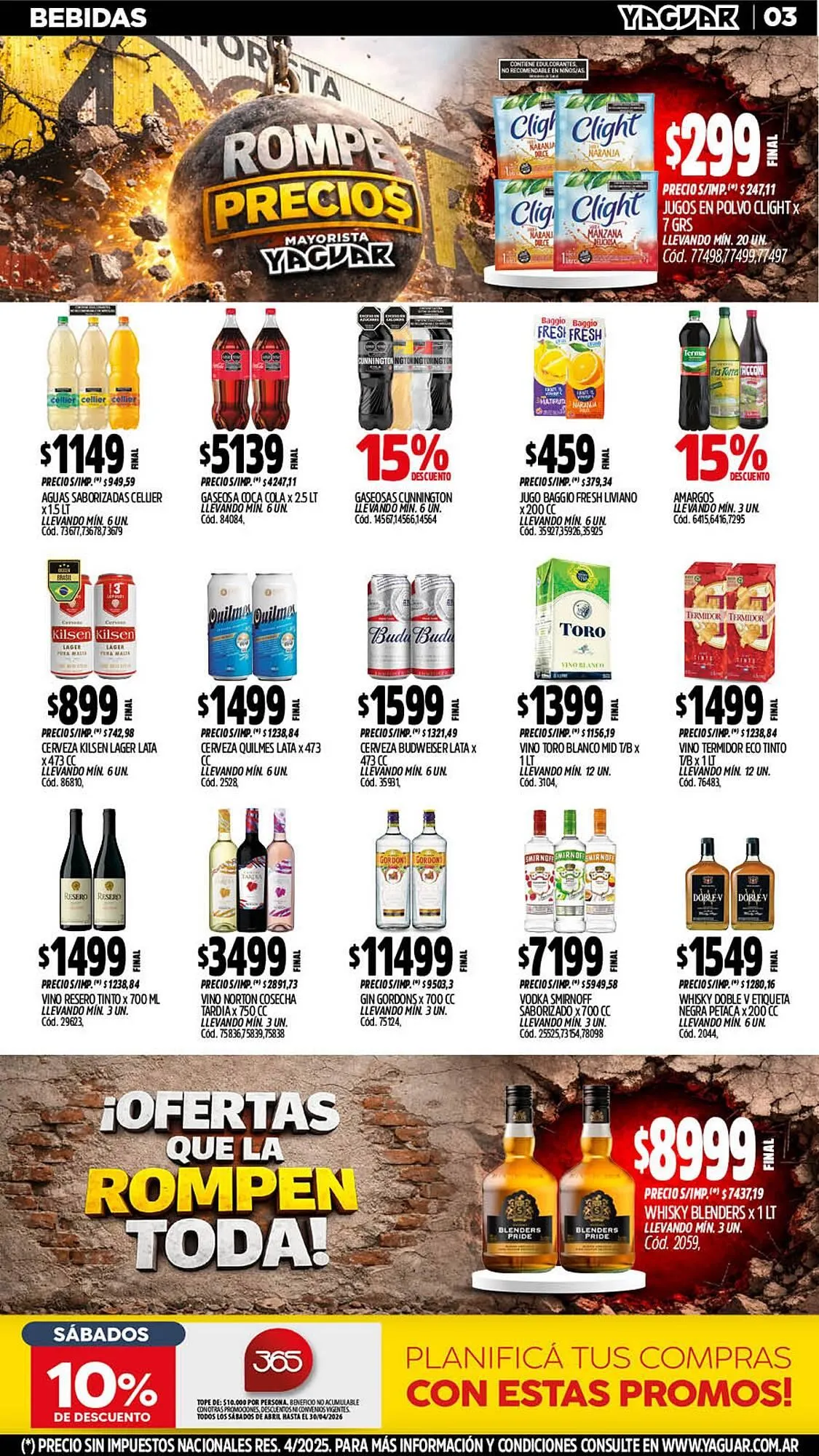 Ofertas de Catálogo Supermercados Yaguar 6 de abril al 12 de abril 2026 - Página 3 del catálogo