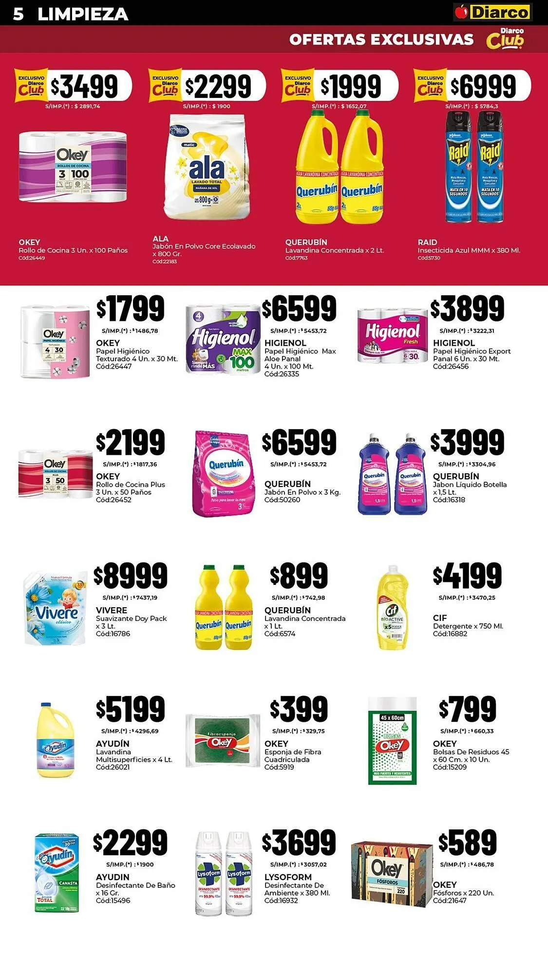 Ofertas de Catálogo Diarco 16 de febrero al 20 de febrero 2026 - Página 5 del catálogo