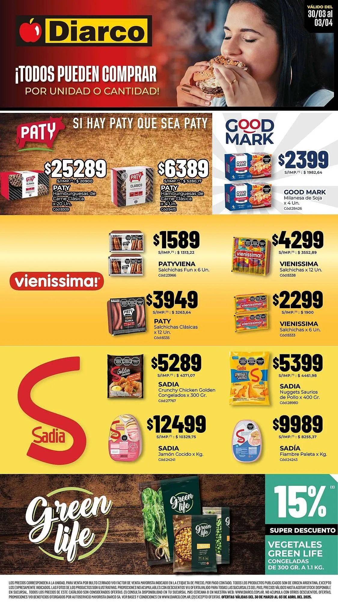 Ofertas de Catálogo Diarco 30 de marzo al 3 de abril 2026 - Página 1 del catálogo