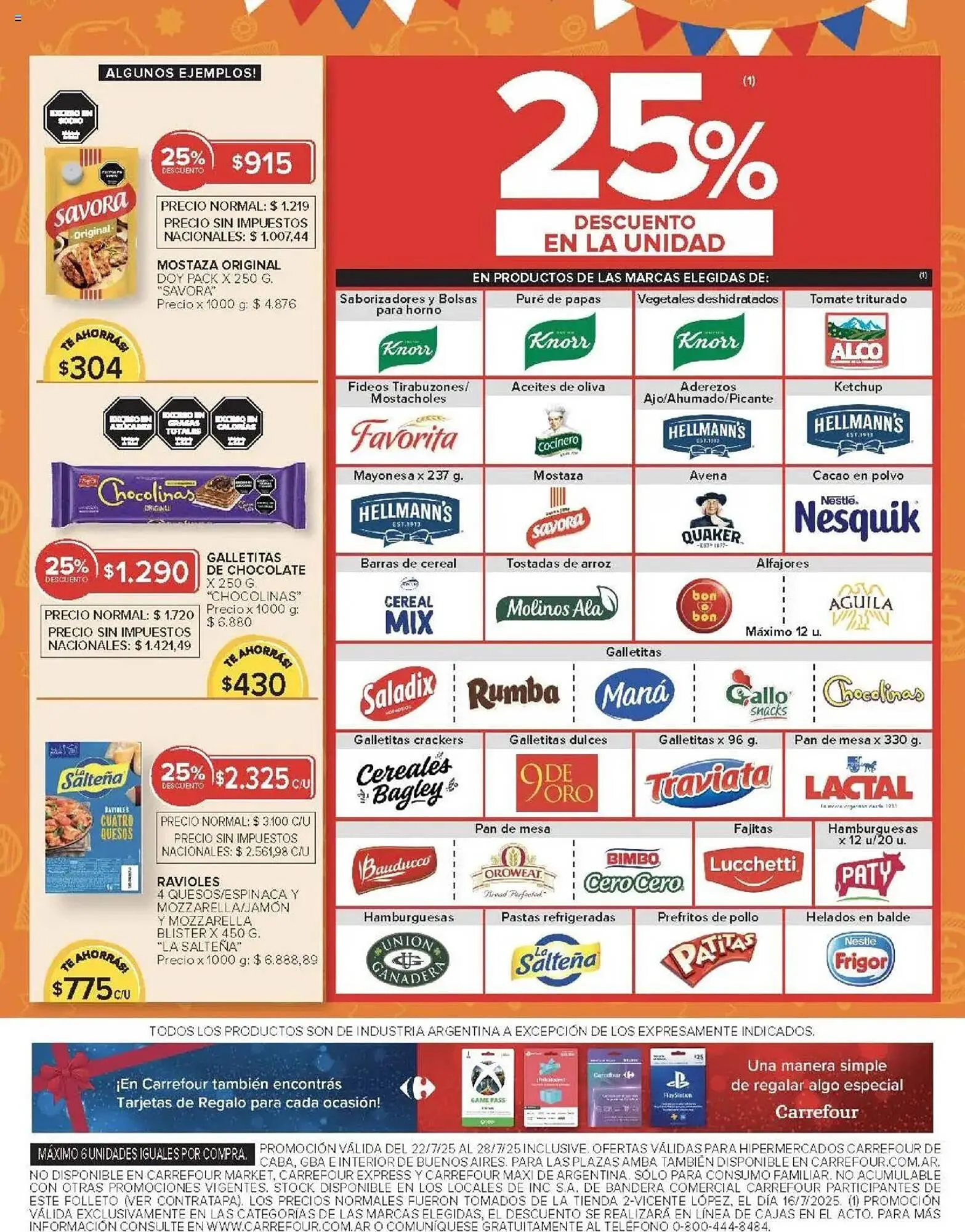 Ofertas de Catálogo Carrefour 22 de julio al 28 de julio 2025 - Página 7 del catálogo