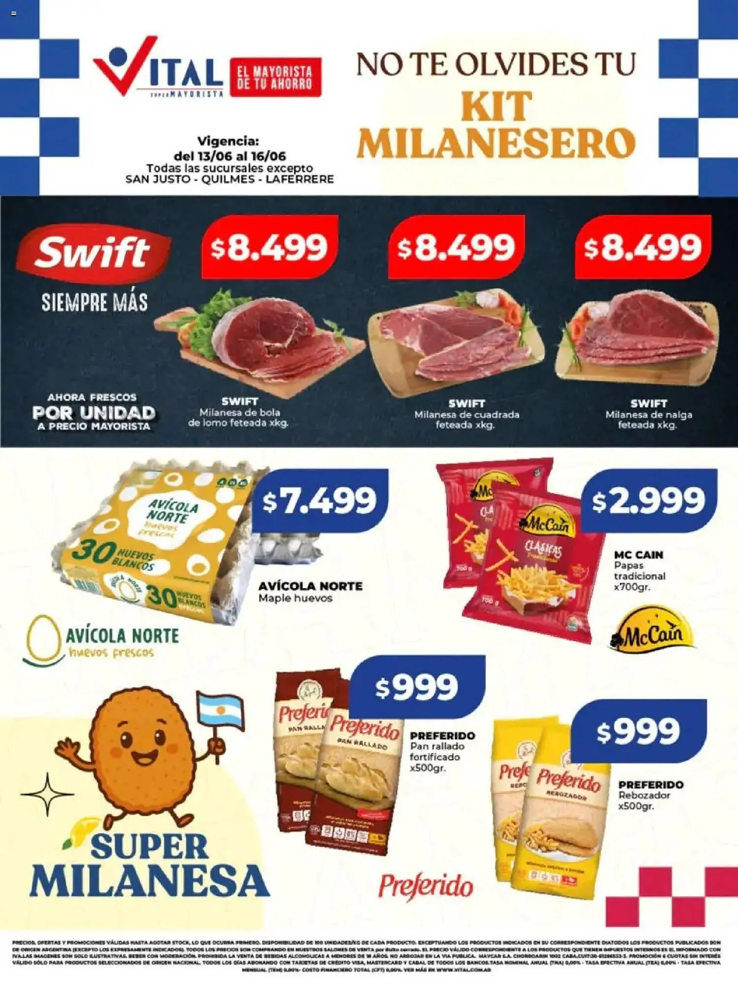 Ofertas de Catálogo Supermayorista Vital 13 de junio al 16 de junio 2025 - Página 1 del catálogo