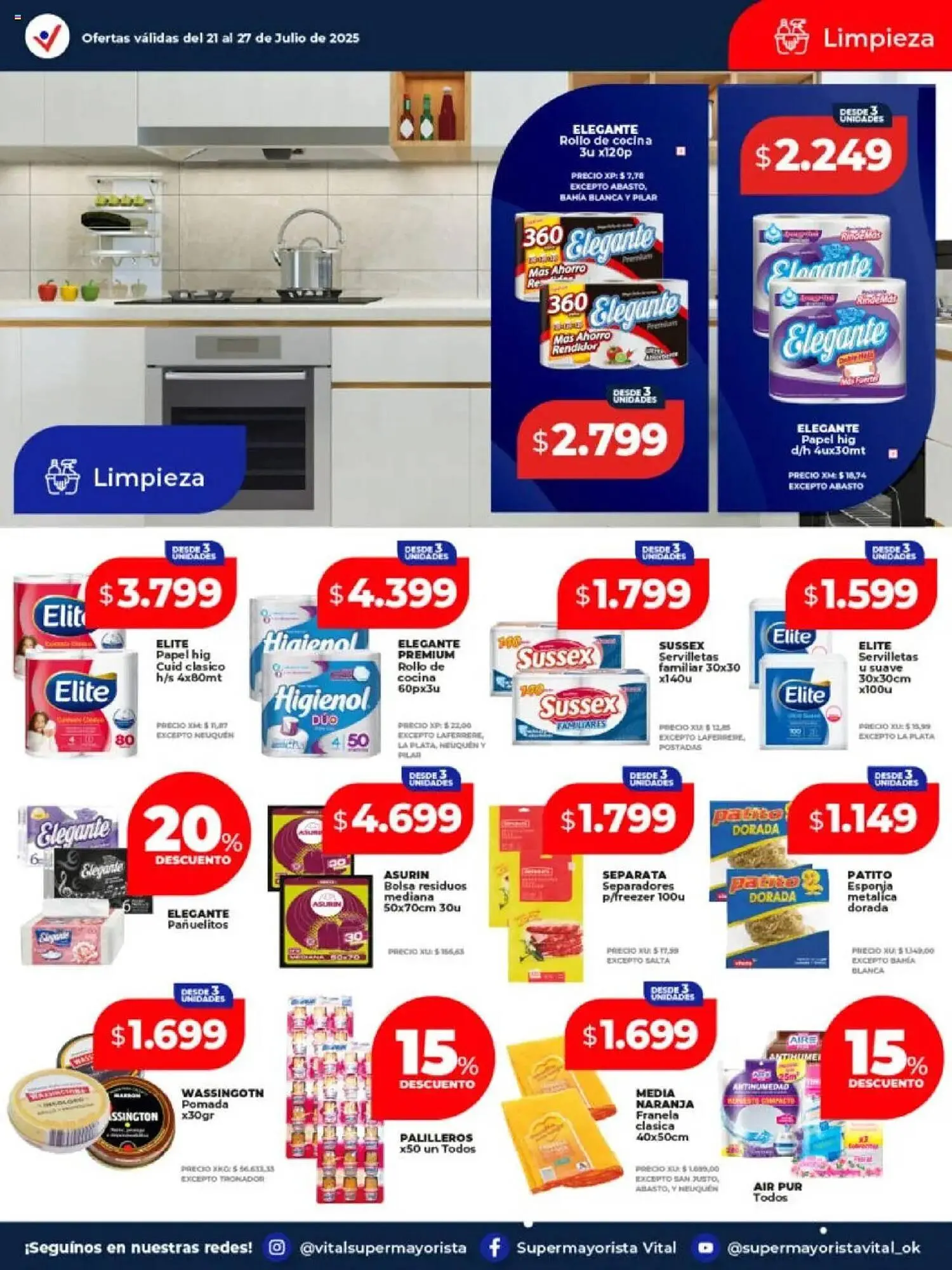 Ofertas de Catálogo Supermayorista Vital 21 de julio al 28 de julio 2025 - Página 8 del catálogo