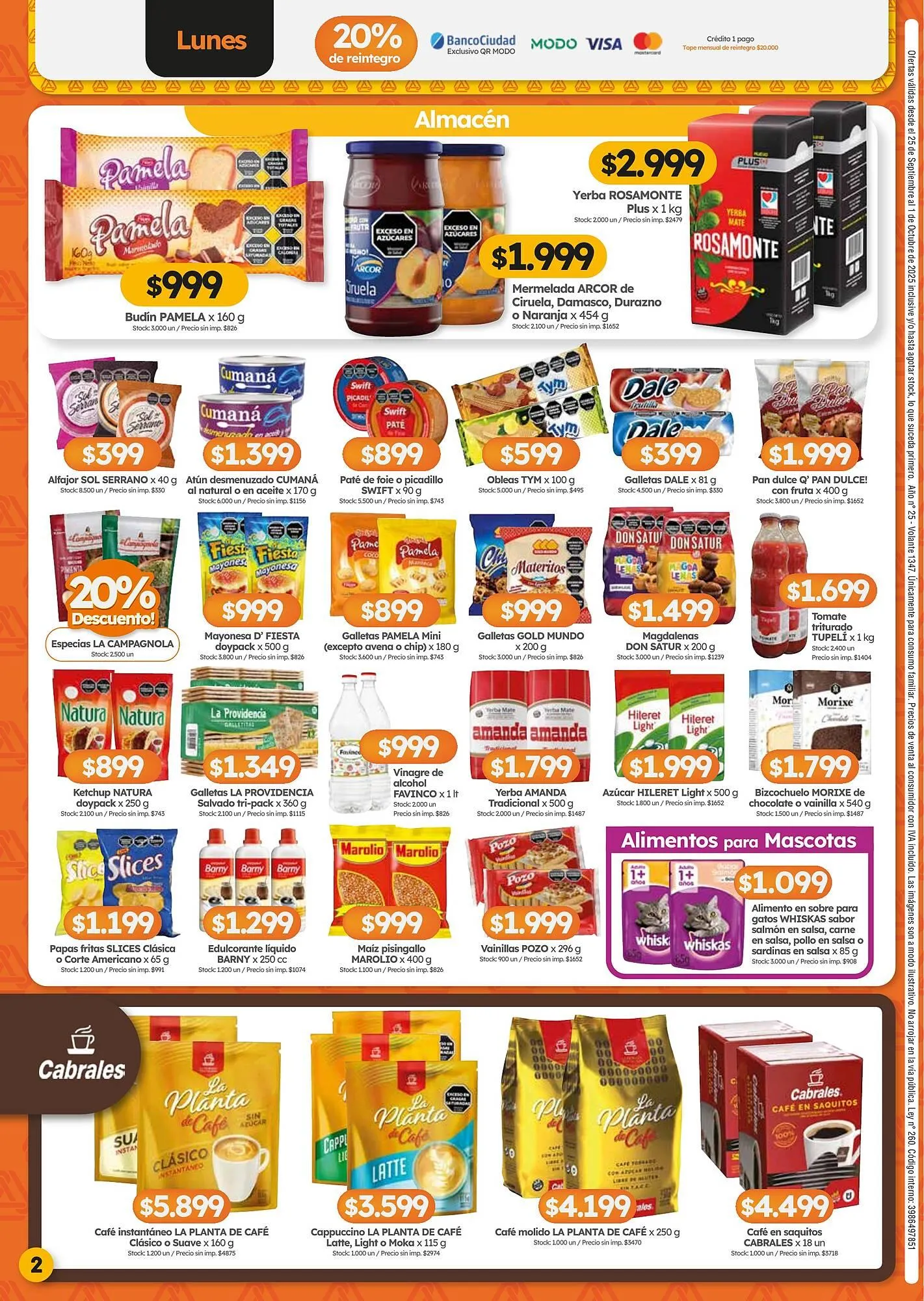 Ofertas de Folleto Cordiez 25 de septiembre al 1 de octubre 2025 - Página 2 del catálogo