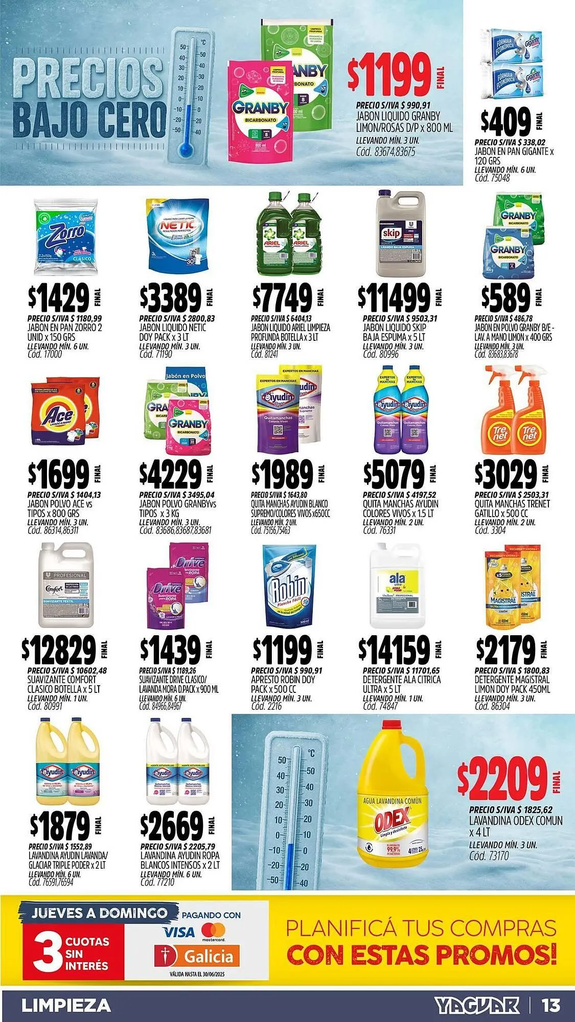 Ofertas de Catálogo Supermercados Yaguar 23 de junio al 28 de junio 2025 - Página 12 del catálogo