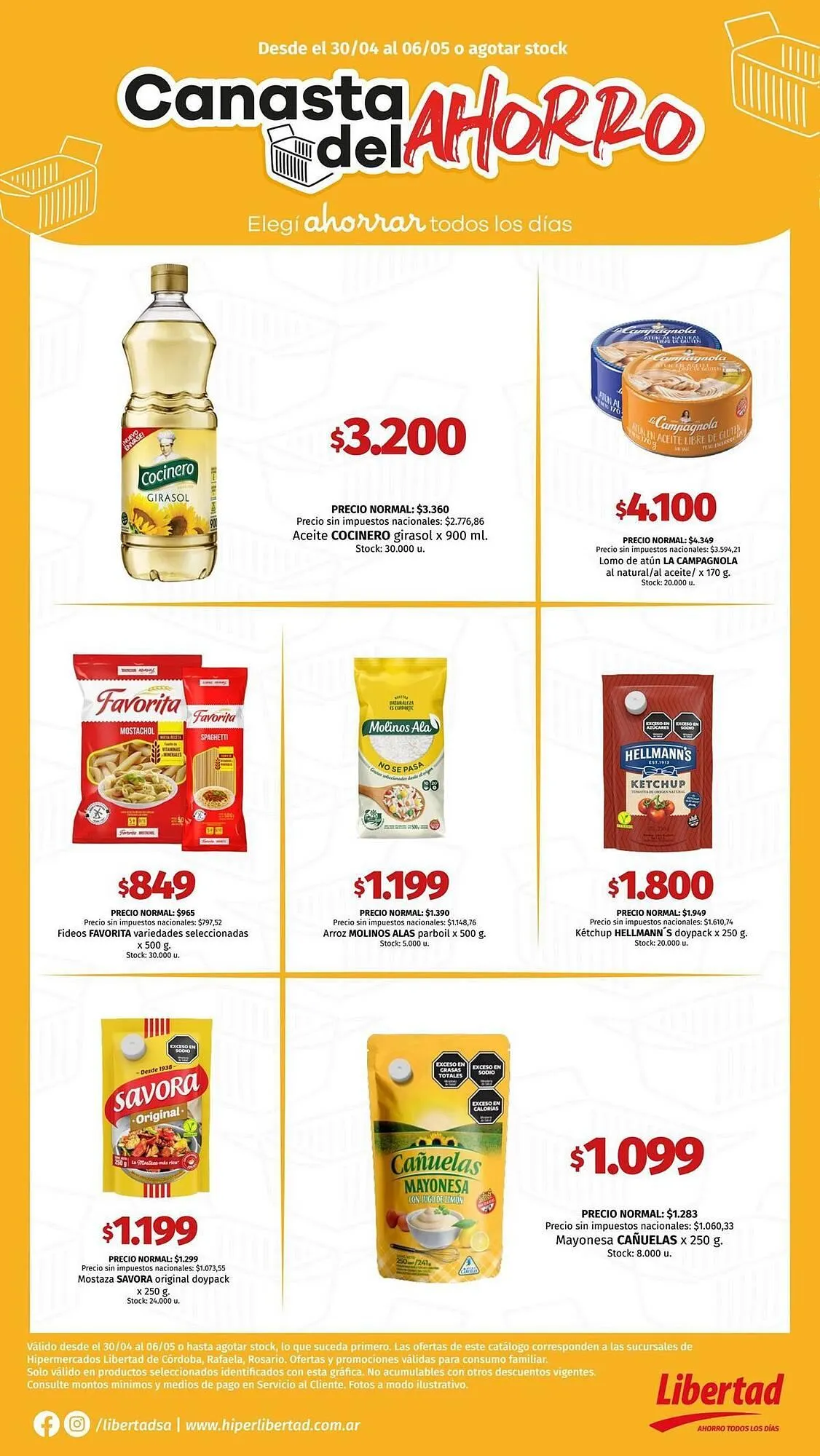 Ofertas de Catálogo Hipermercado Libertad 30 de abril al 6 de mayo 2026 - Página 4 del catálogo