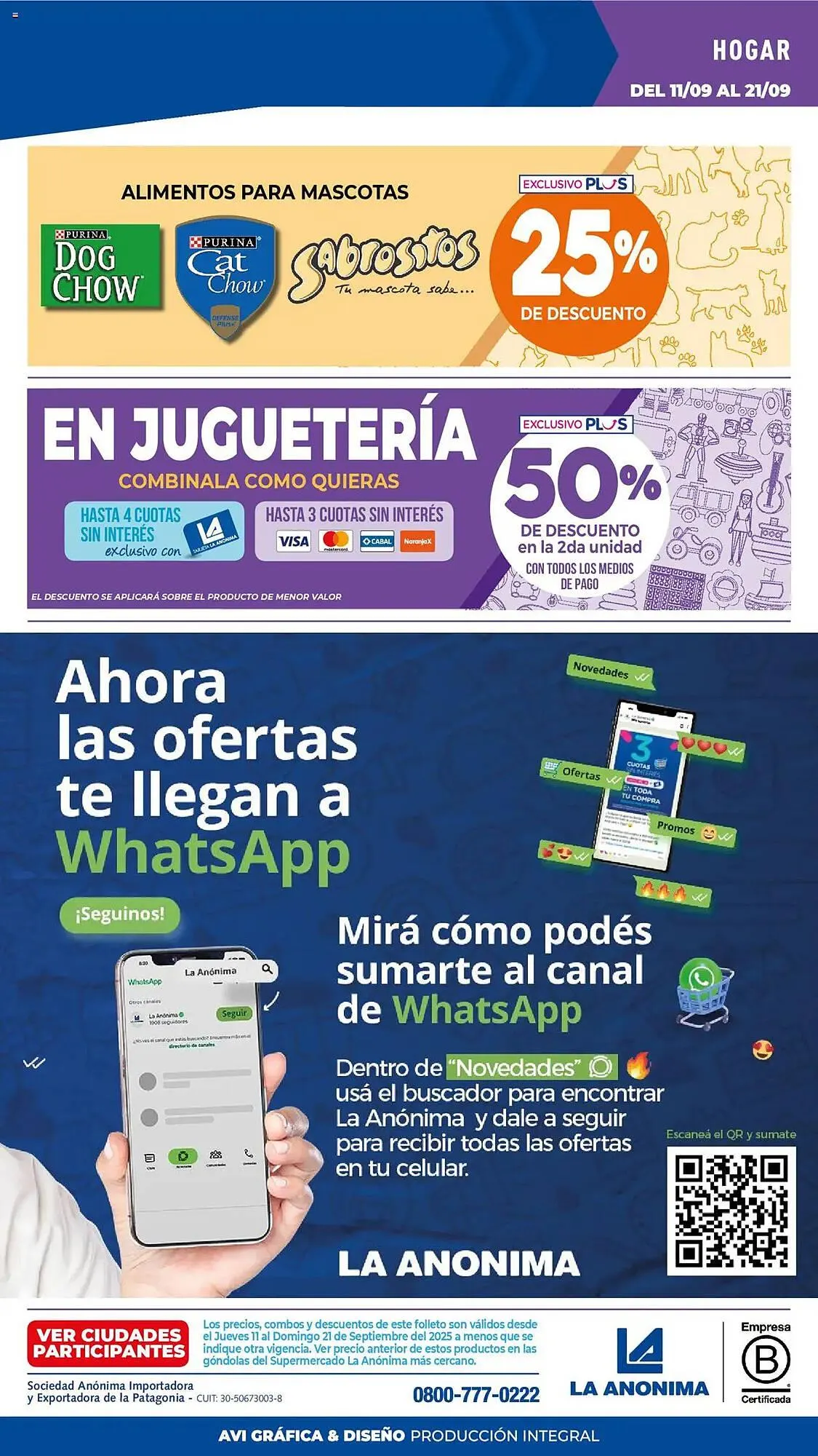 Ofertas de Catálogo La Anonima 11 de septiembre al 21 de septiembre 2025 - Página 39 del catálogo