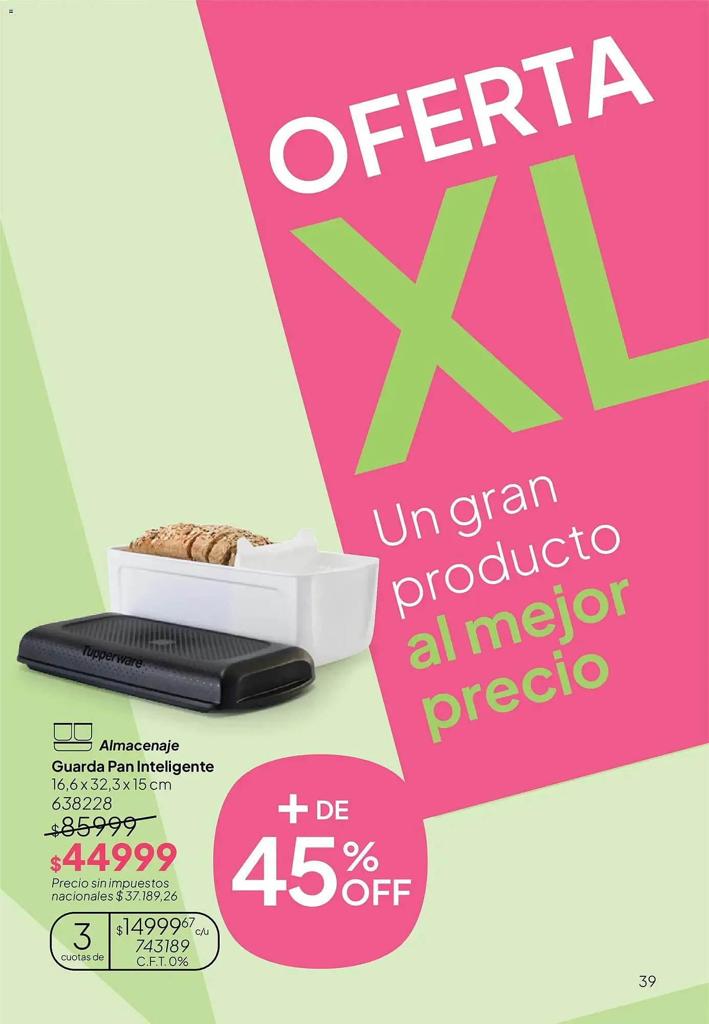 Ofertas de Folleto Tupperware 28 de abril al 31 de mayo 2026 - Página 40 del catálogo
