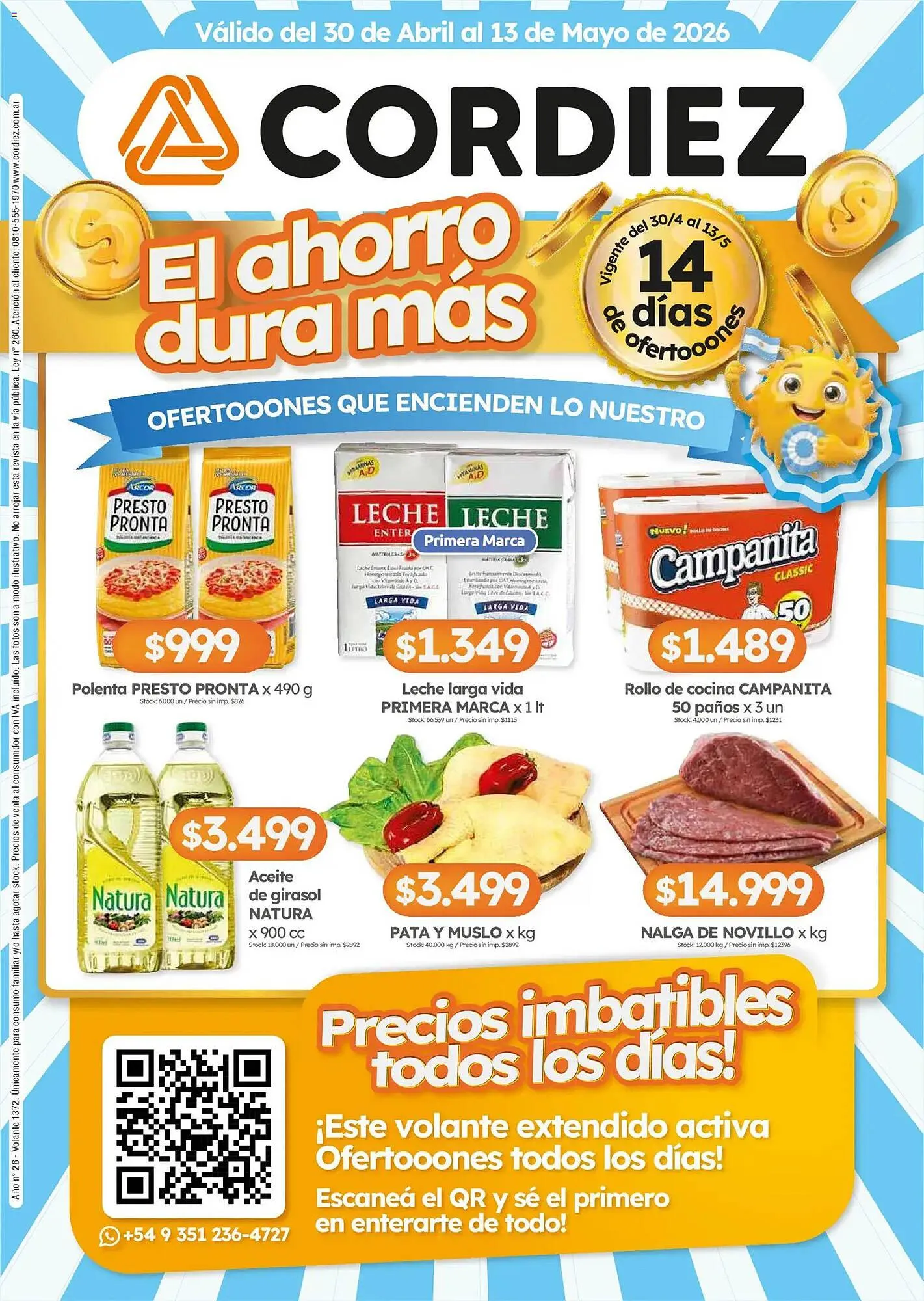 Ofertas de Folleto Cordiez 29 de abril al 14 de mayo 2026 - Página 1 del catálogo