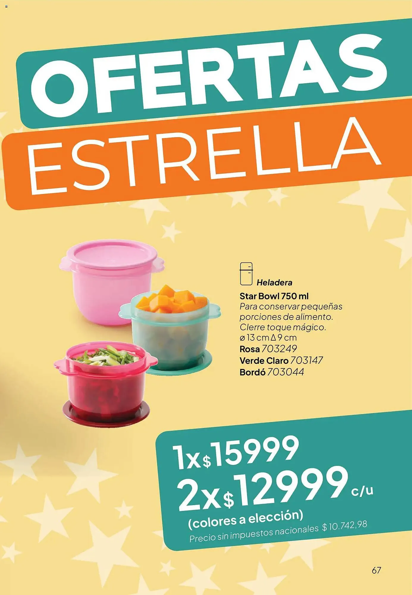 Ofertas de Folleto Tupperware 28 de abril al 31 de mayo 2026 - Página 68 del catálogo