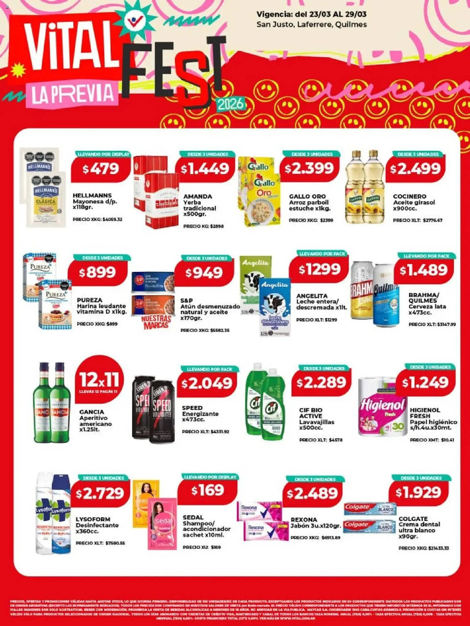 Ofertas de Catálogo Supermayorista Vital 23 de marzo al 29 de marzo 2026 - Página 1 del catálogo