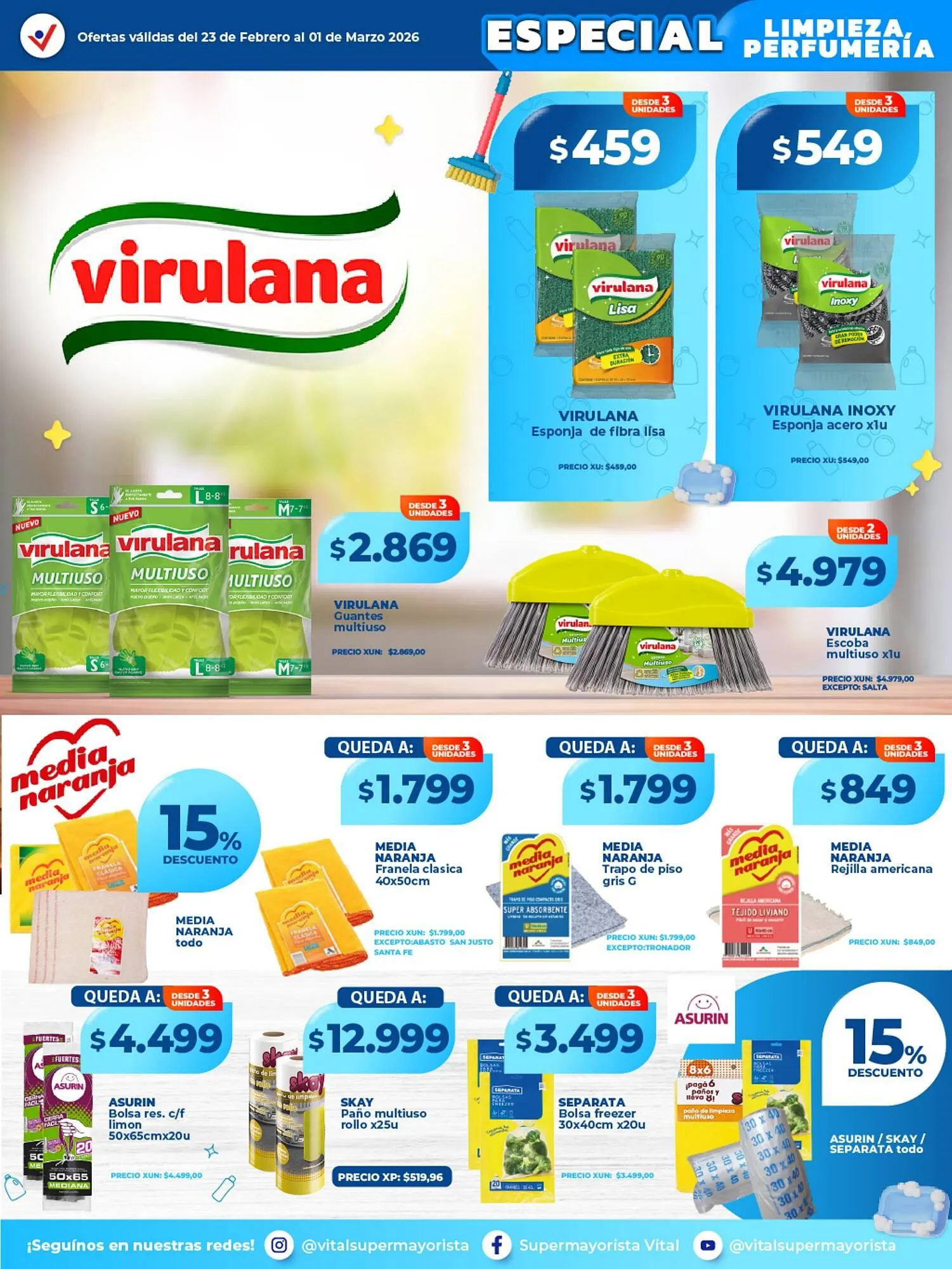 Ofertas de Catálogo Supermayorista Vital 24 de febrero al 1 de marzo 2026 - Página 11 del catálogo