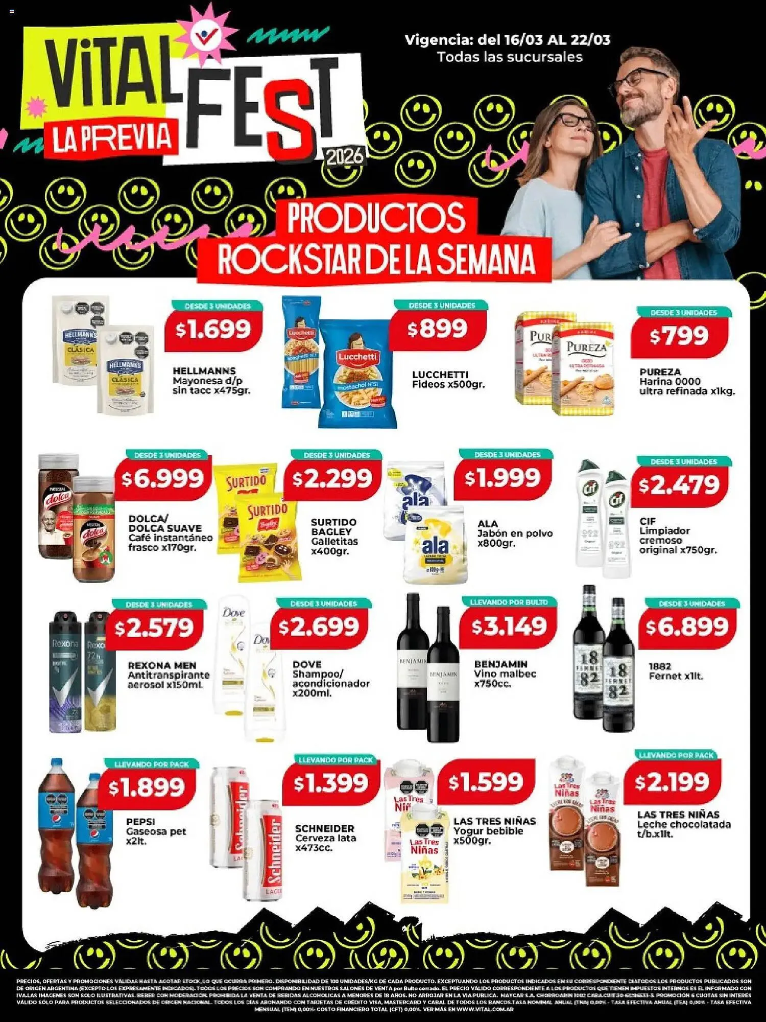 Ofertas de Catálogo Supermayorista Vital 16 de marzo al 23 de marzo 2026 - Página 1 del catálogo
