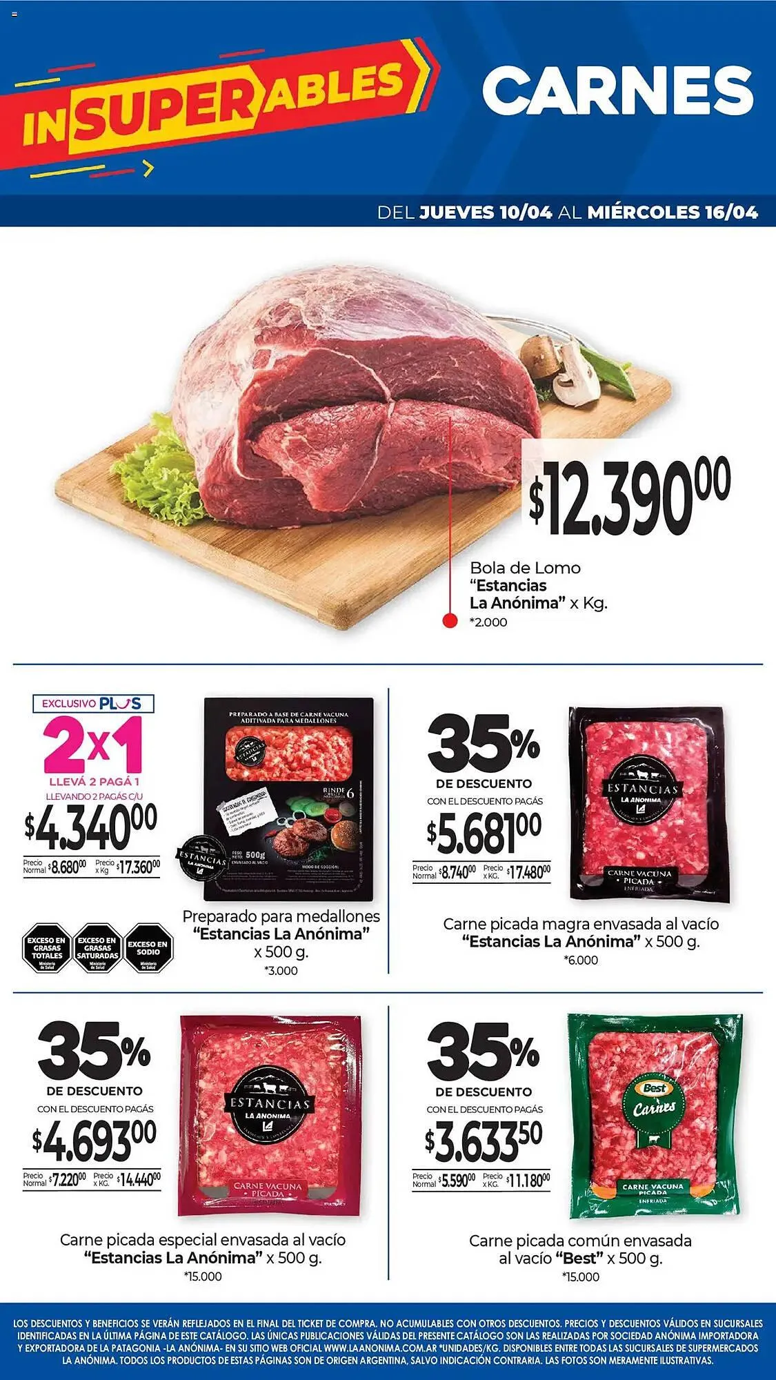 Ofertas de Catálogo La Anonima 10 de abril al 16 de abril 2025 - Página 2 del catálogo