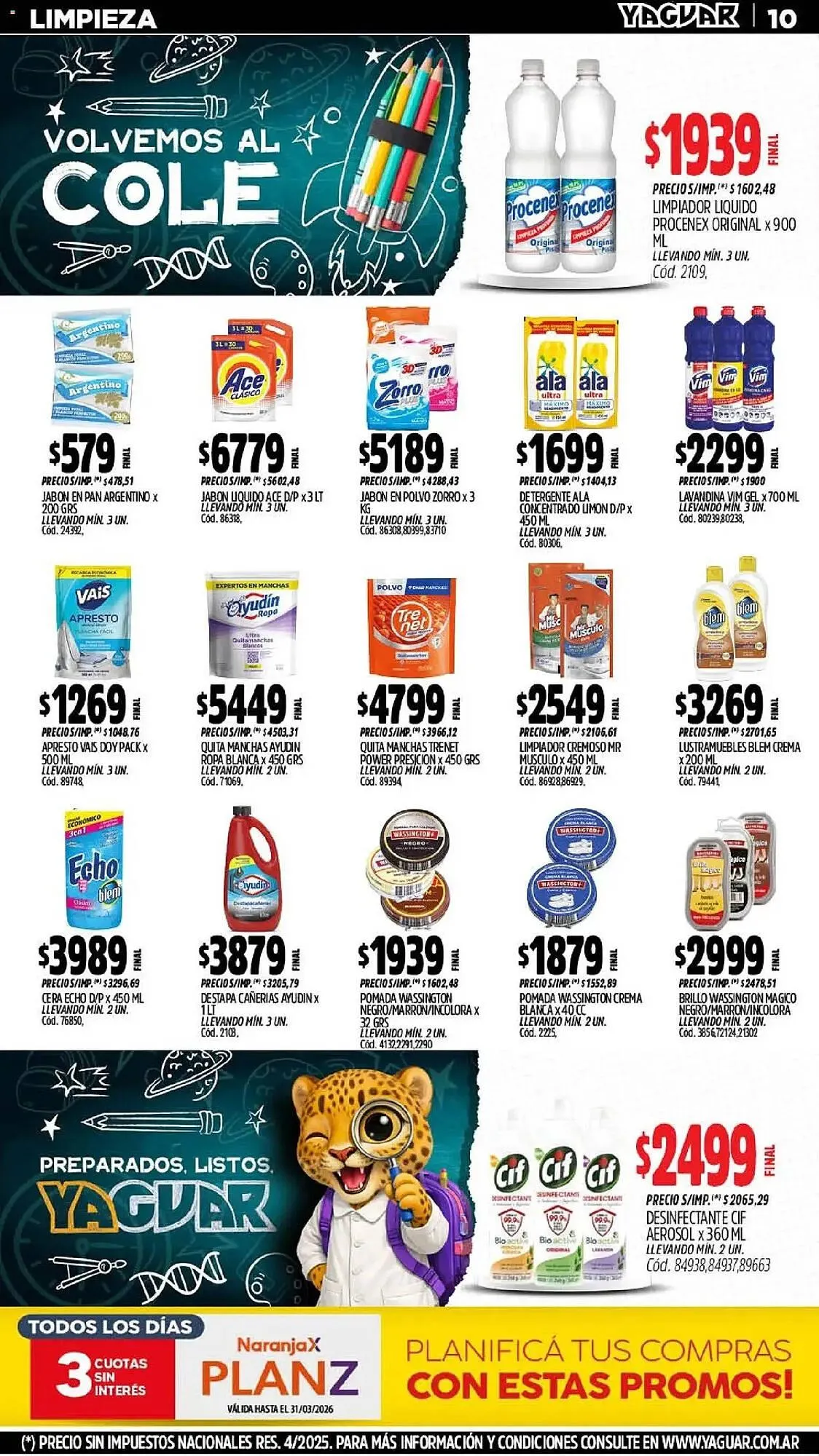 Ofertas de Catálogo Supermercados Yaguar 2 de marzo al 8 de marzo 2026 - Página 10 del catálogo