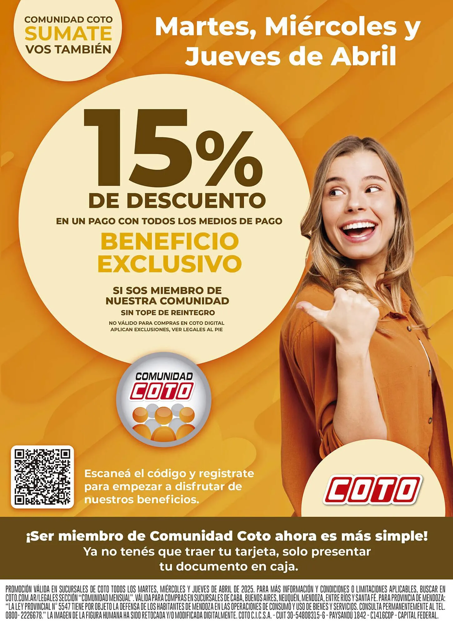 Ofertas de Catálogo Coto 8 de abril al 30 de abril 2025 - Página 1 del catálogo