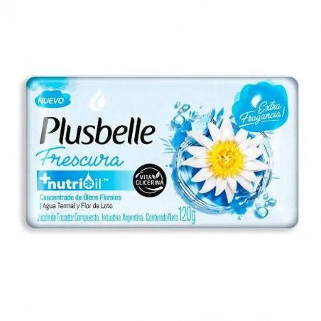 JABON TOCADOR PLUSBELLE FRESCURA 120 GRS