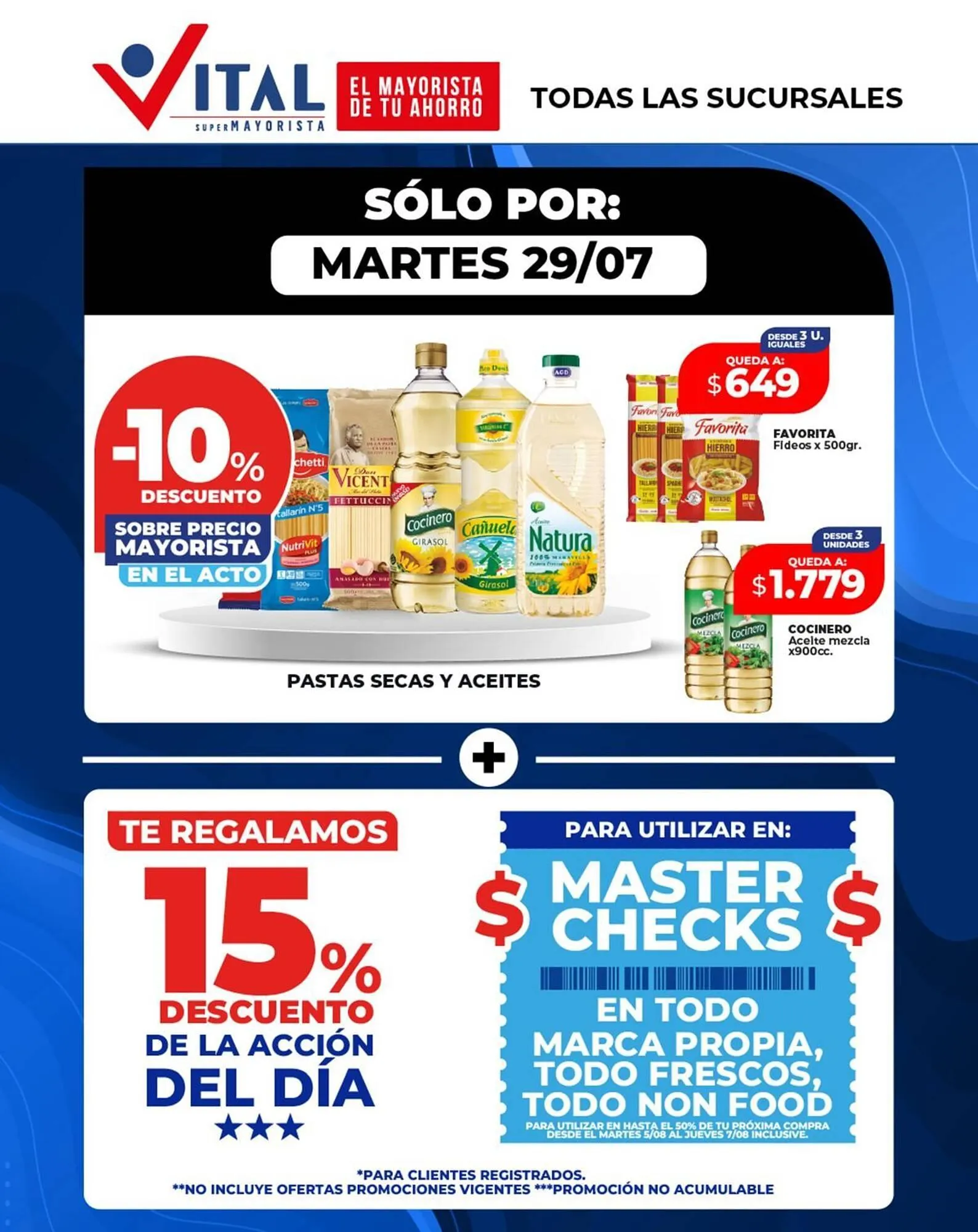 Ofertas de Catálogo Supermayorista Vital 29 de julio al 29 de julio 2025 - Página 1 del catálogo