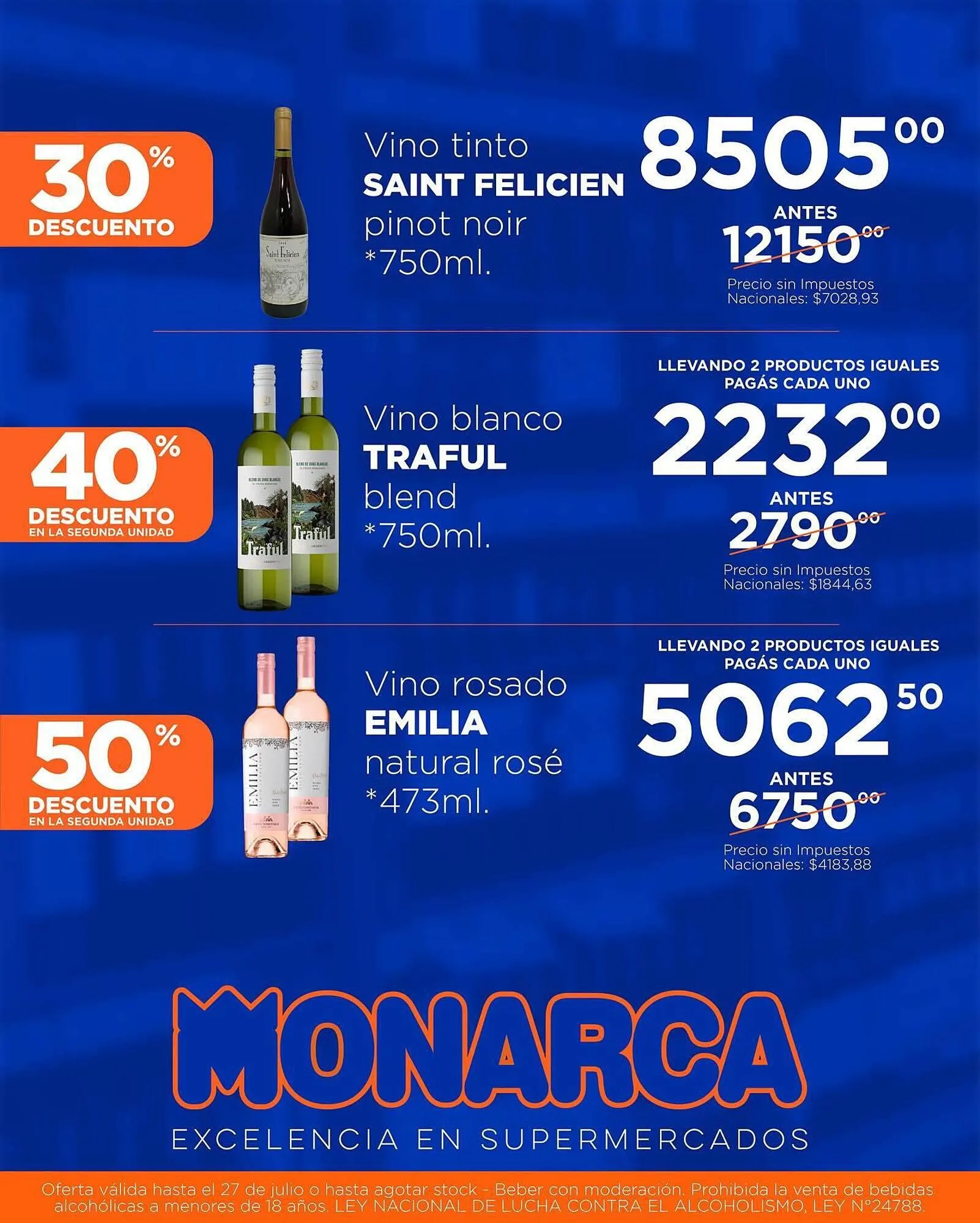 Ofertas de Catálogo Supermercados Monarca 23 de julio al 27 de julio 2025 - Página 2 del catálogo