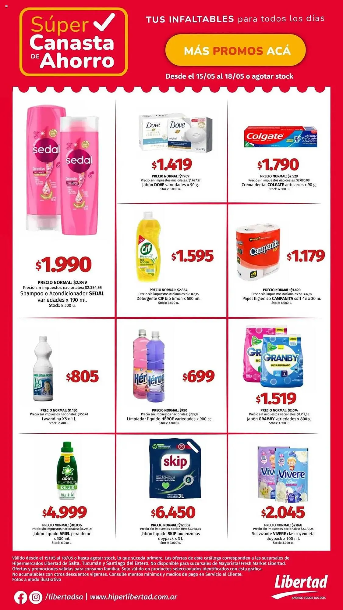 Ofertas de Catálogo Hipermercado Libertad 15 de mayo al 18 de mayo 2025 - Página 4 del catálogo