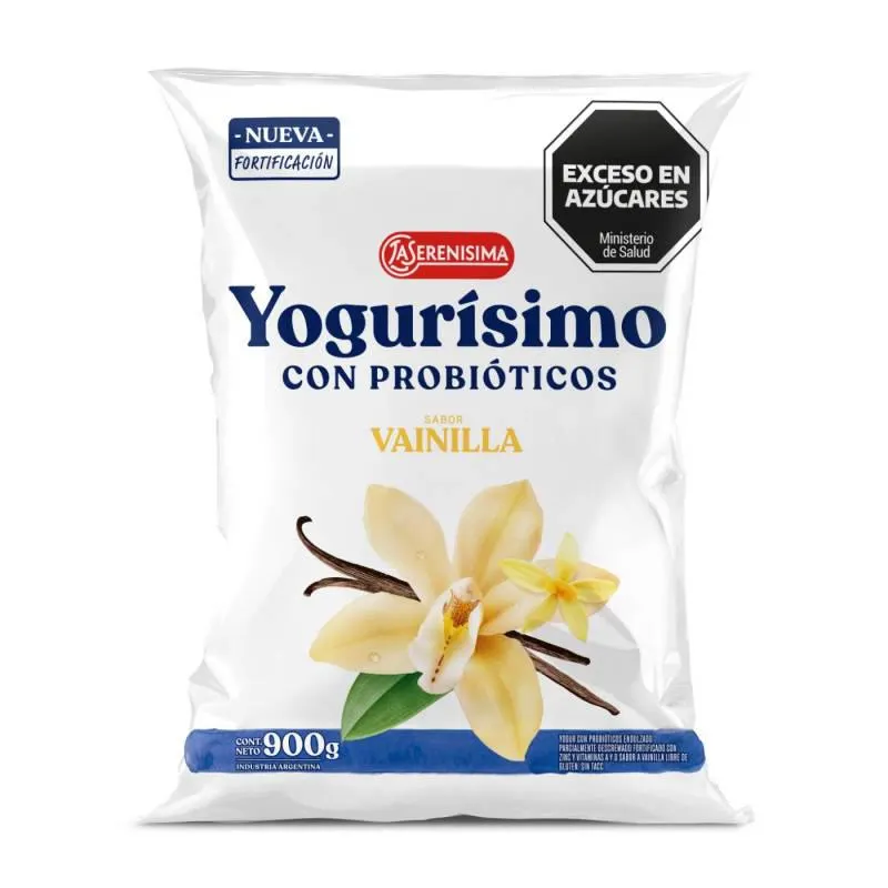 Yogur Bebible Vainilla con Probióticos Sachet Yogurisimo x 900 g.