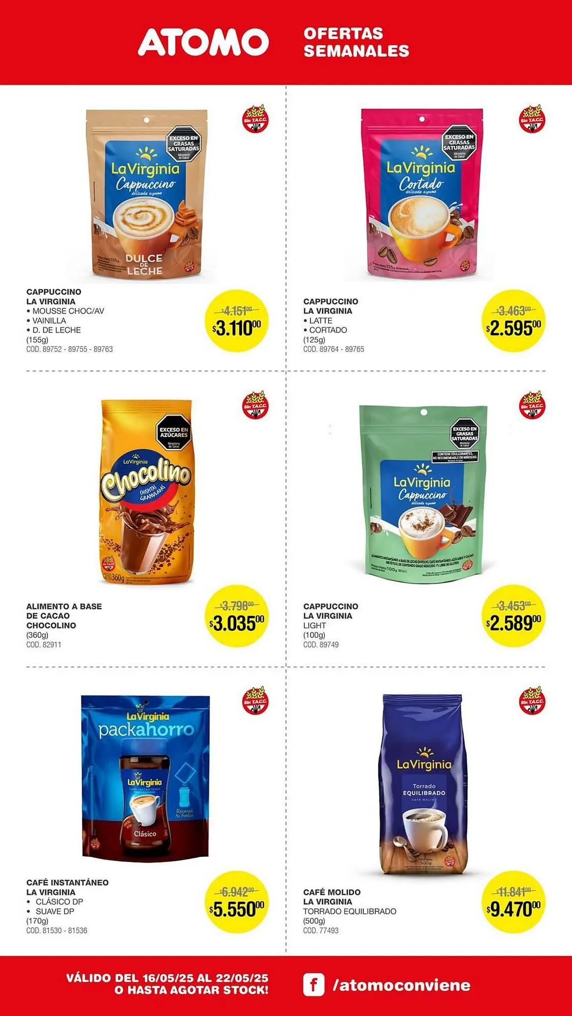 Ofertas de Catálogo Atomo Conviene 16 de mayo al 22 de mayo 2025 - Página 11 del catálogo